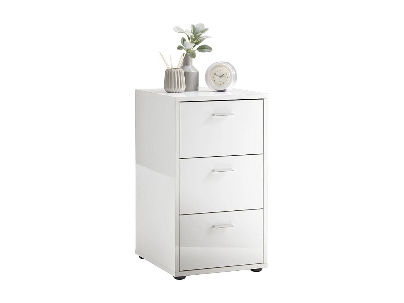 Table De Chevet Vicco Enton Blanc - Moderne Et Pratique (Neuf En Boîte)