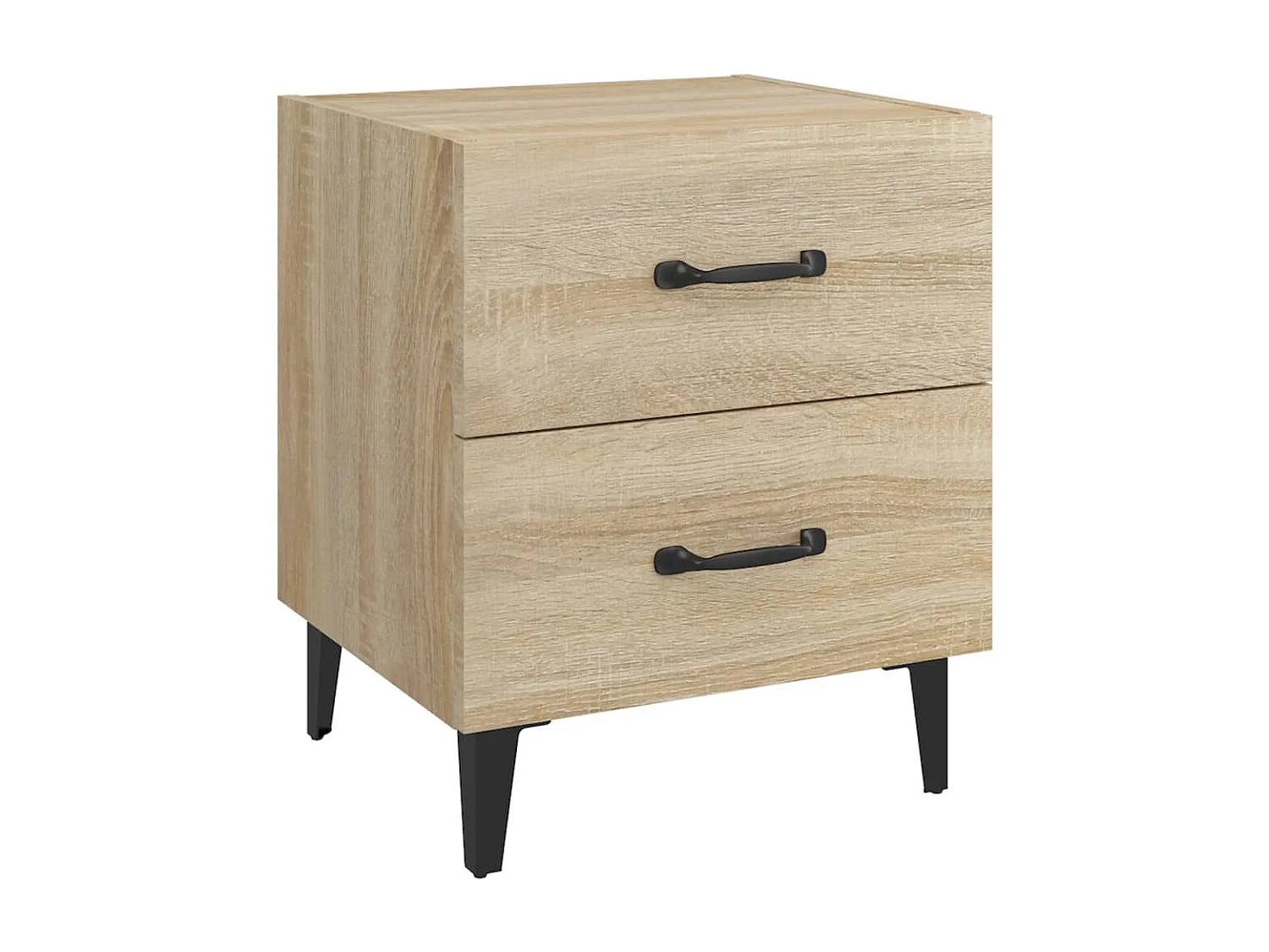 Nachtkastje 40x35x47,5 cm sonoma eikenkleurig NL84375