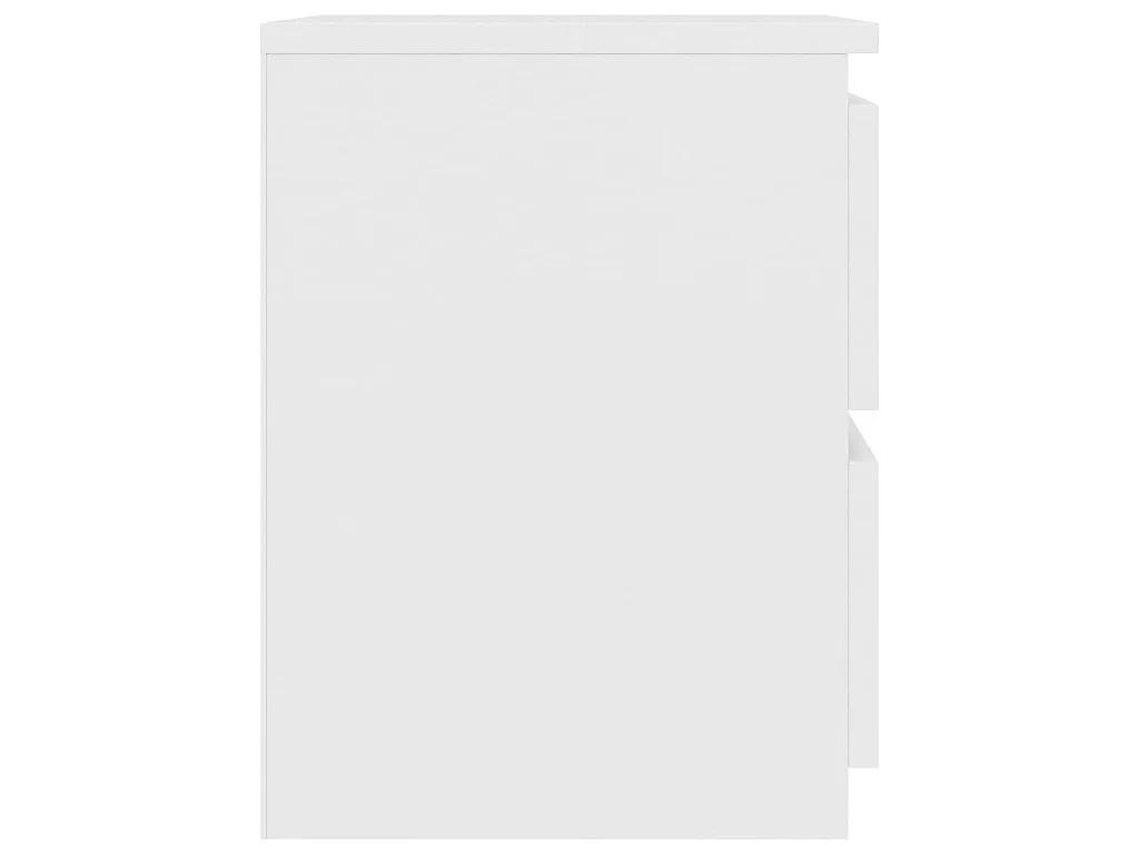 Mesa de cabeceira 30x30x40 cm contraplacado branco PT59225