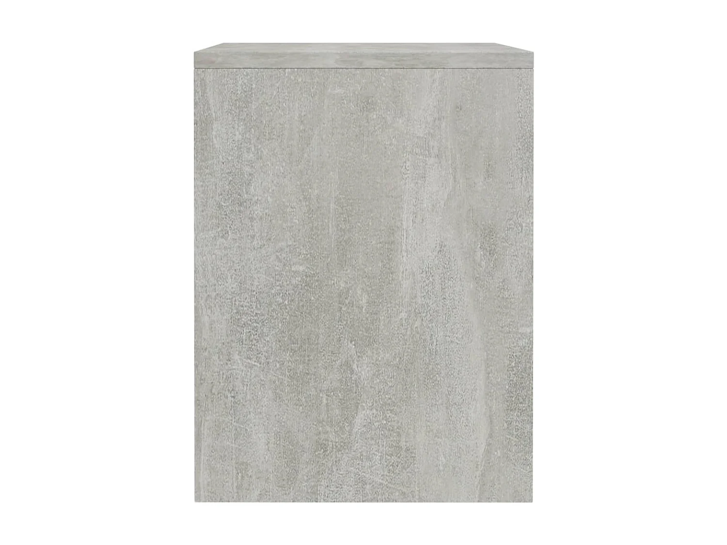 Mesa de cabeceira 40x30x40cm derivados de madeira cinza cimento PT85464