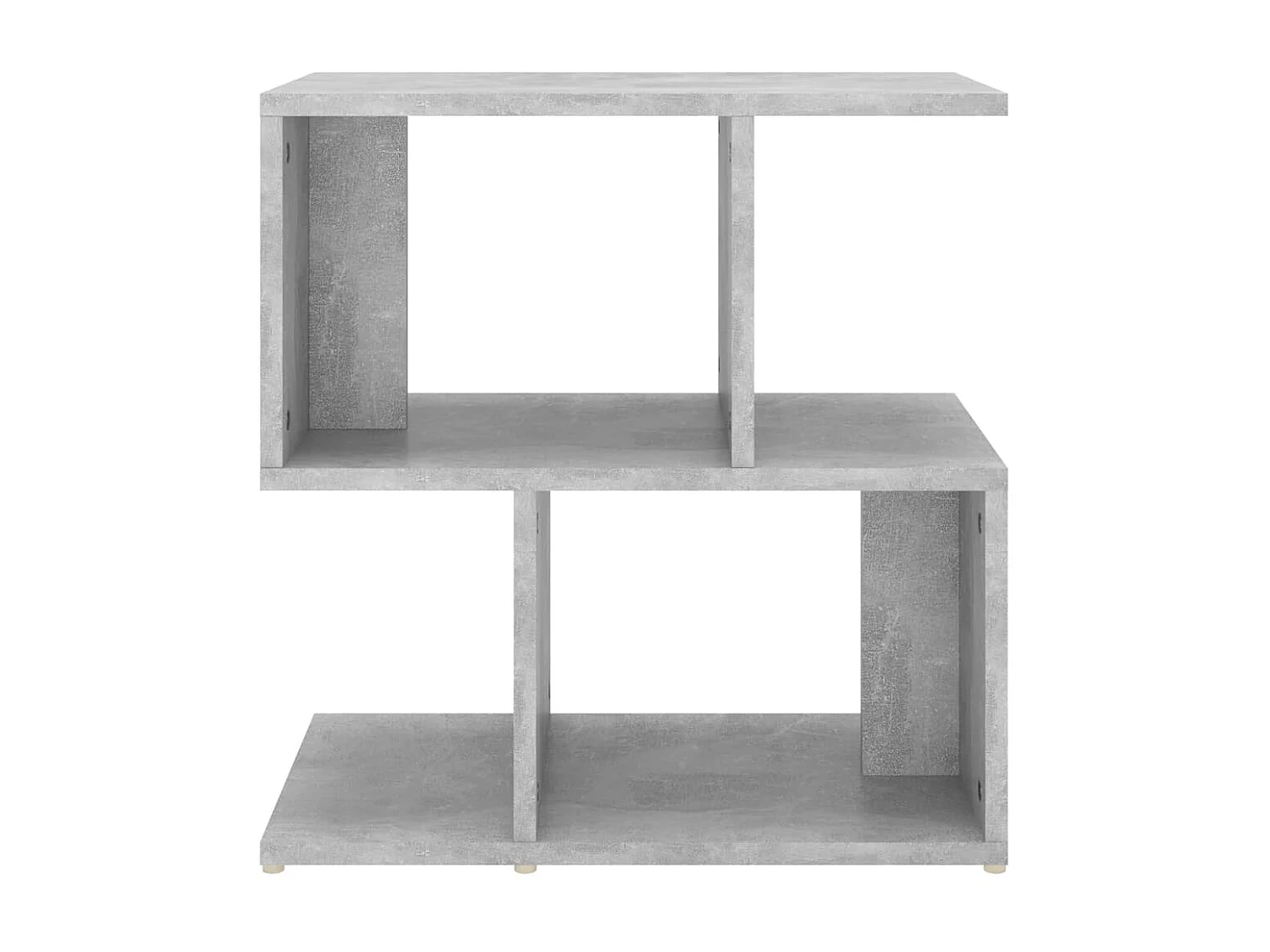 Mesa de cabeceira derivados de madeira cinzento cimento PT66589