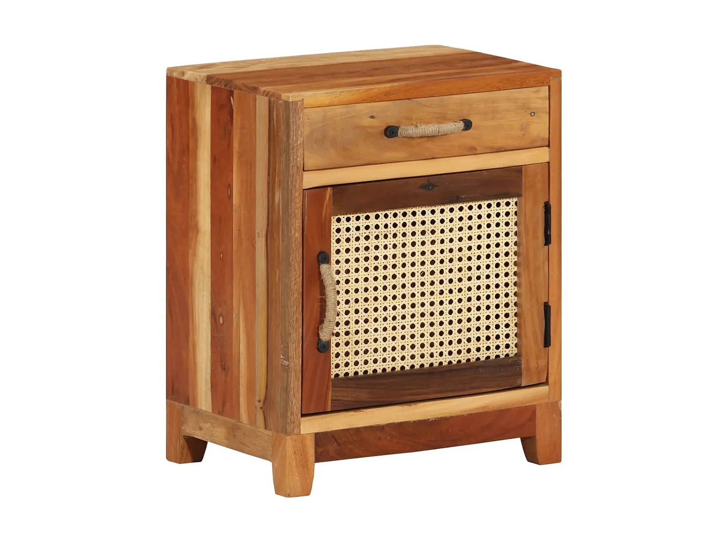 Table de chevet 40x30x50 cm Bois de récupération massif KEFWE79884