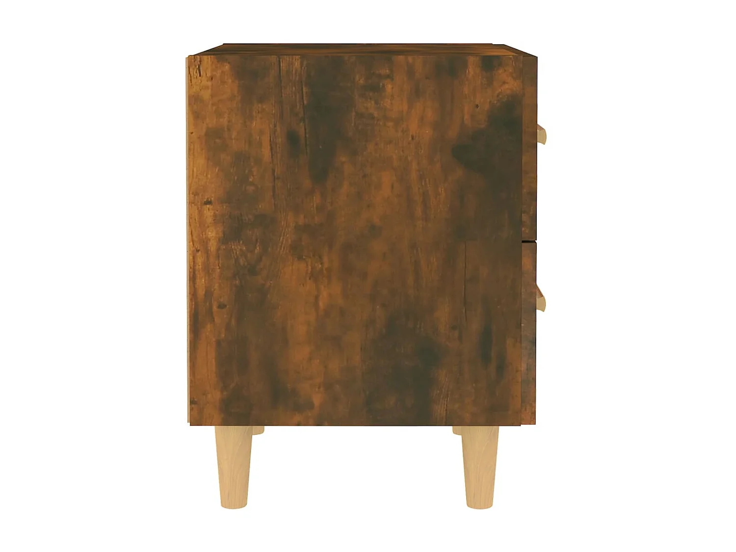 Mesita de noche color roble ahumado 40x35x47,5 cm ES45109