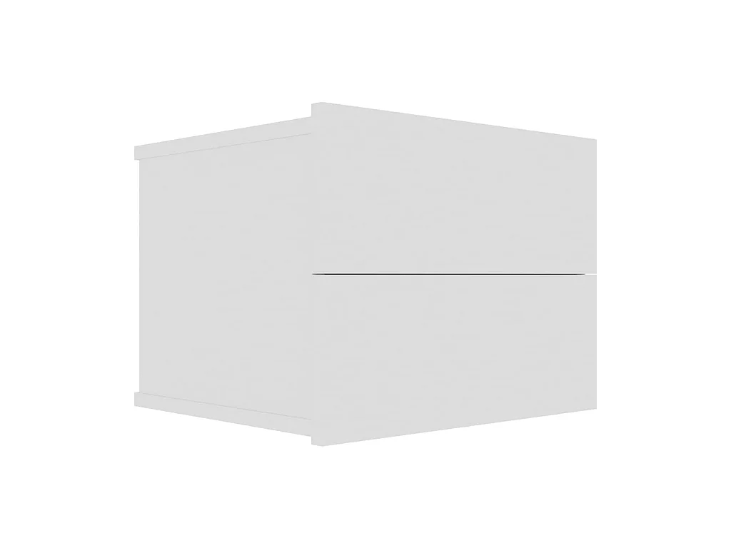 Table de chevet Blanc 40 x 30 x 30 cm Aggloméré KEFWE79448