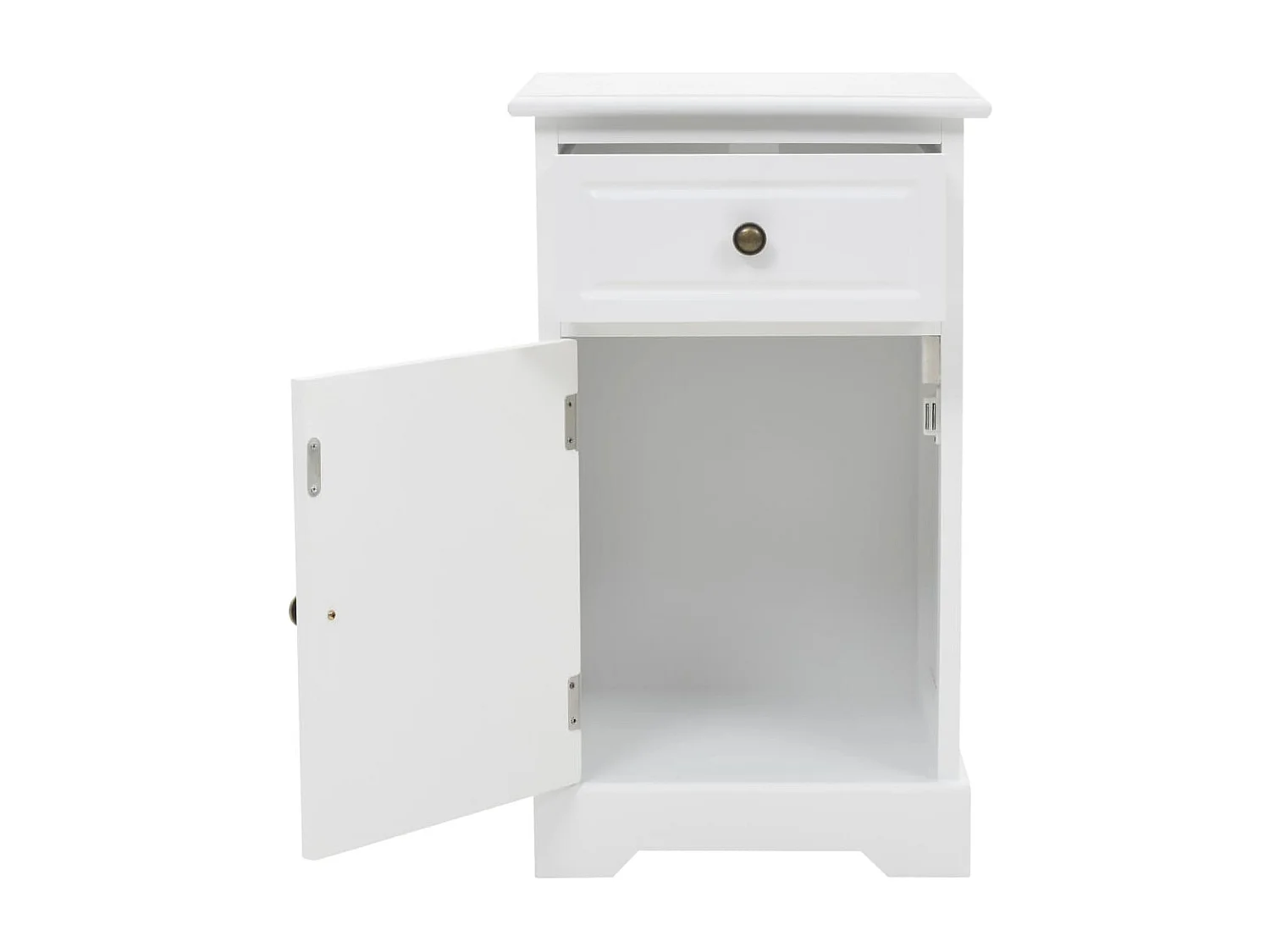 Nachtkastje 35x32x59 cm MDF en grenenhout NL70701