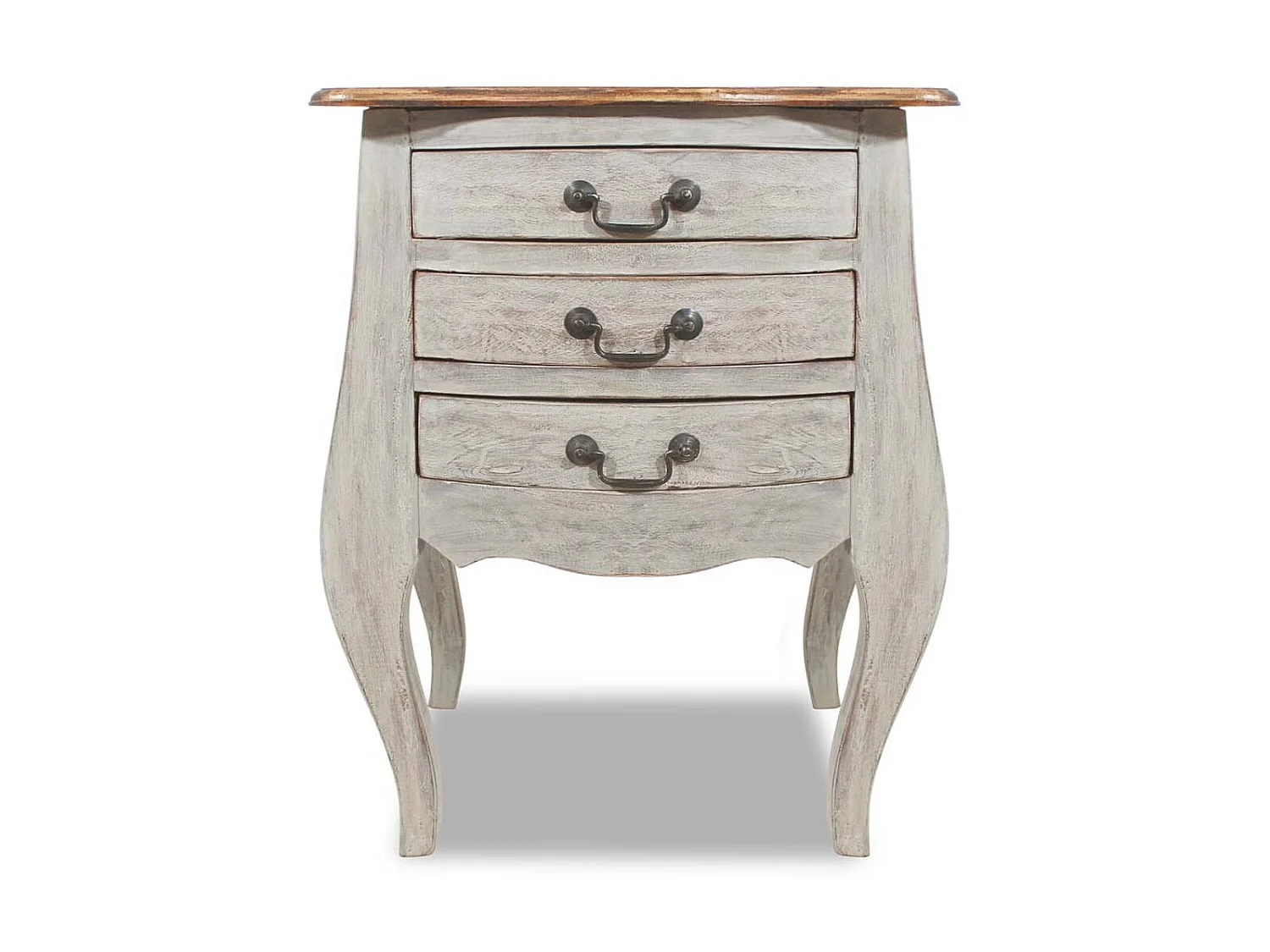 Table de chevet Bois de récupération massif 48 x 35 x 64 cm KEFWE79710