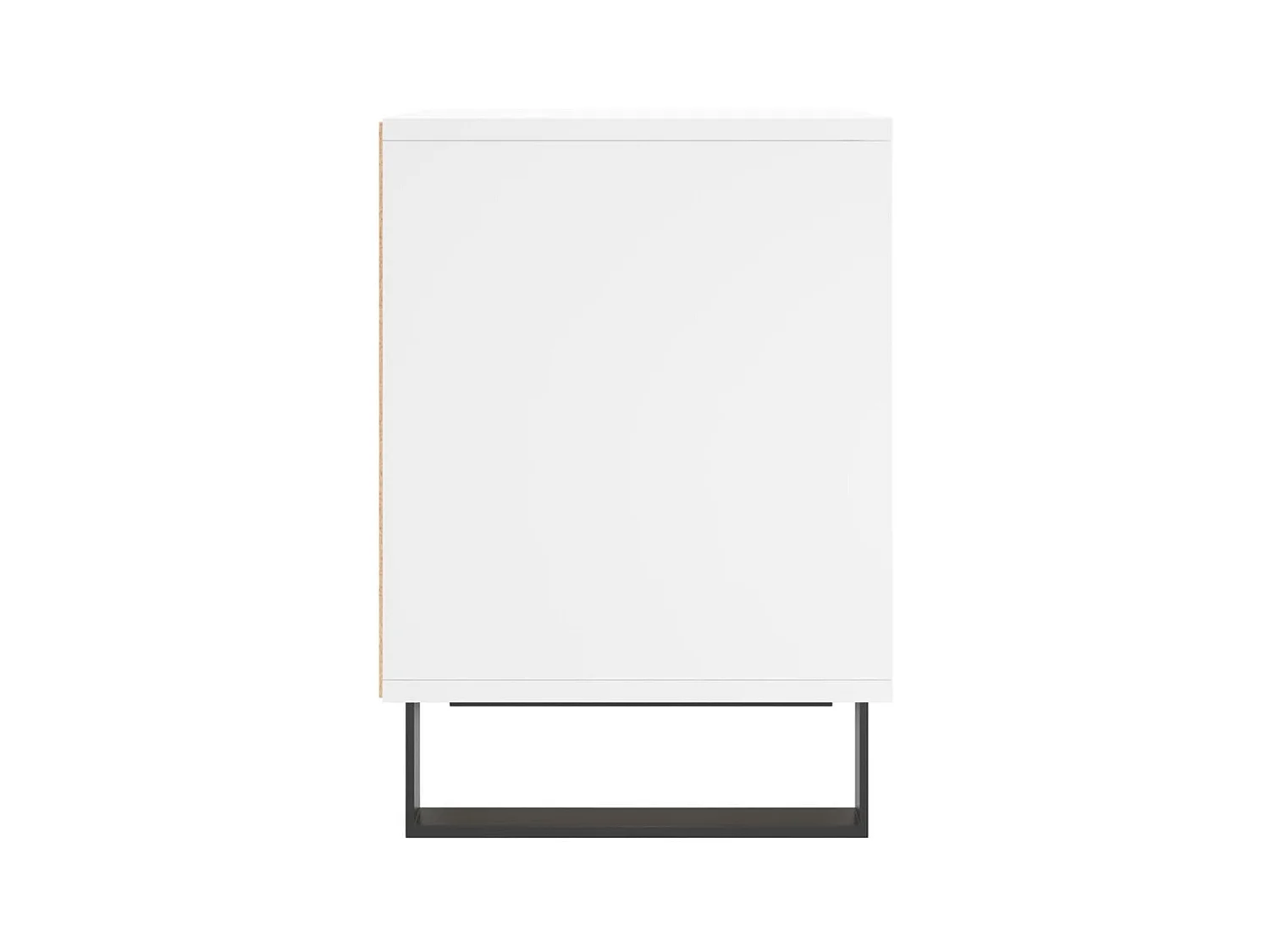 Table de chevet Blanc 40x35x50 cm Bois d'ingénierie QPD45026