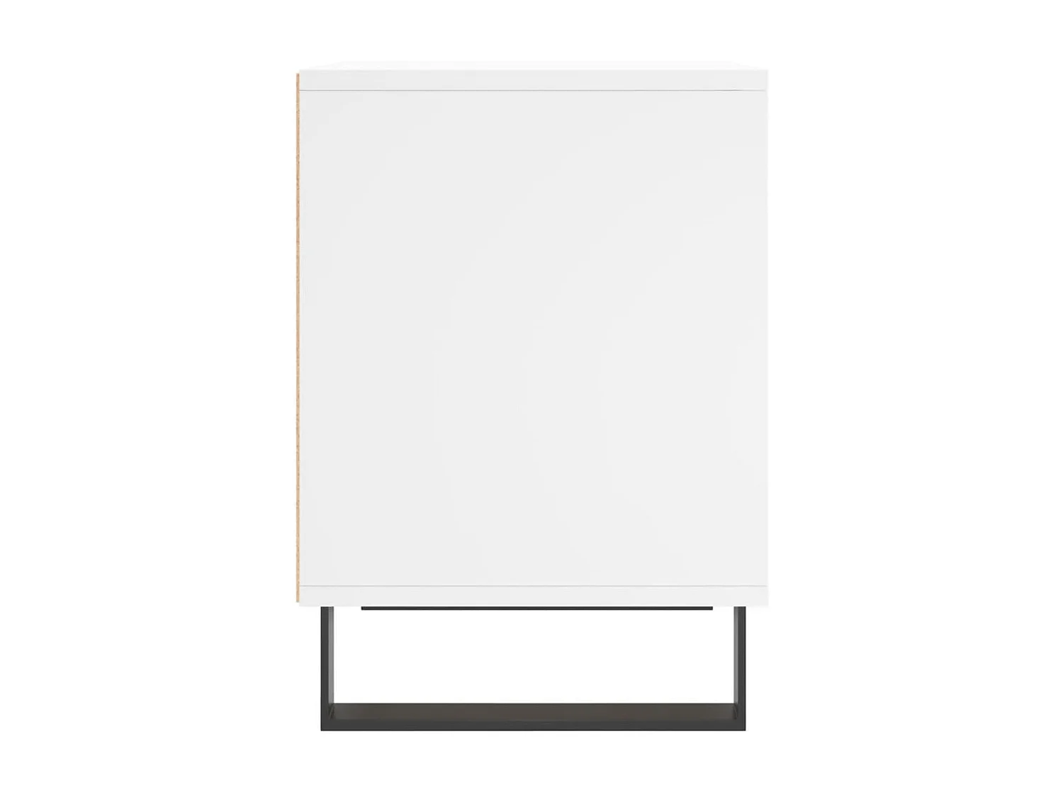 Table de chevet Blanc 40x35x50 cm Bois d'ingénierie QPD45026