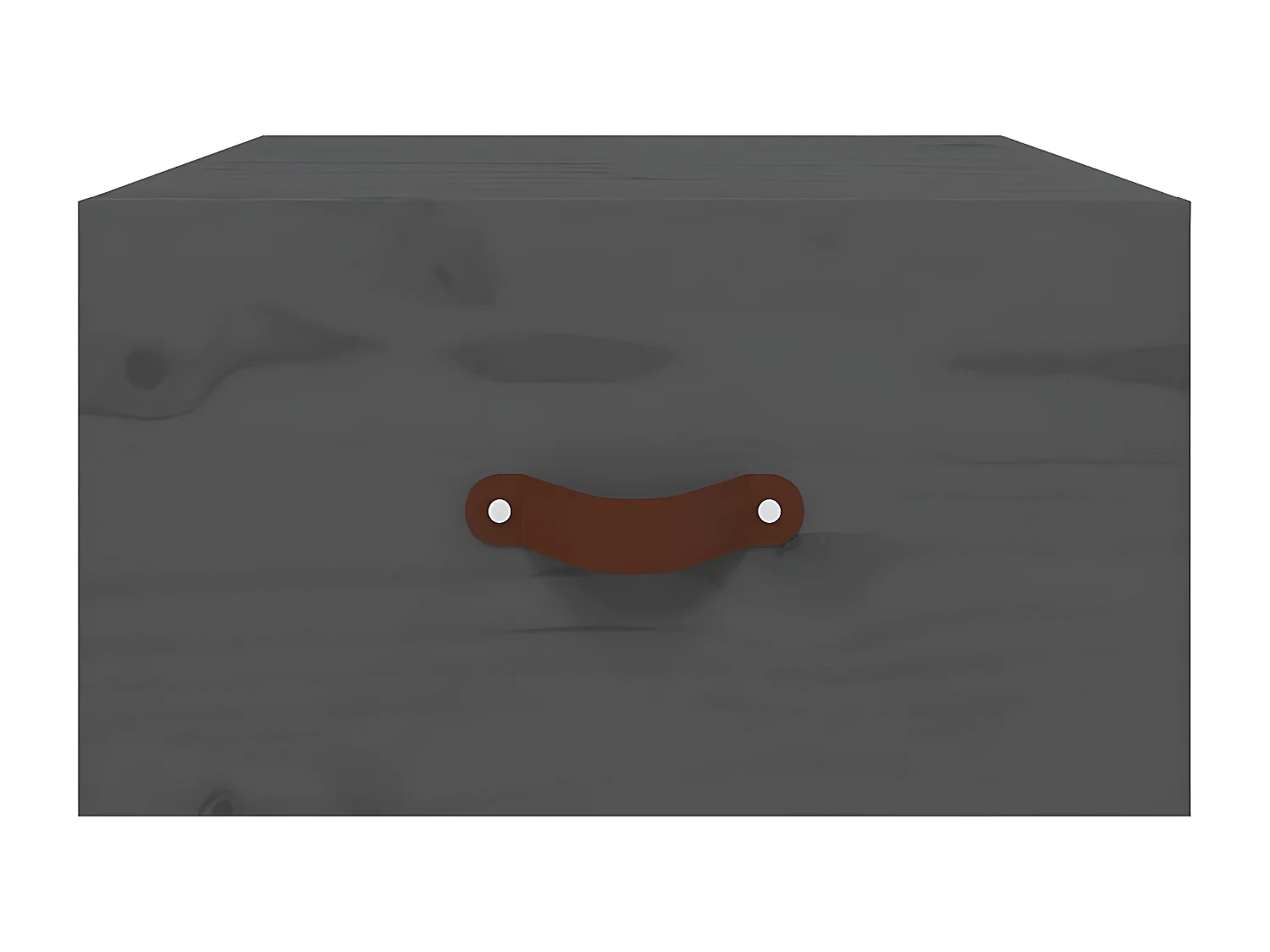 Mesita de noche de pared gris 40x29,5x22 cm ES36514