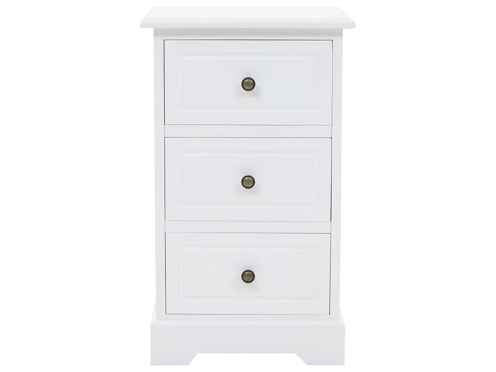 Table de chevet MDF et Bois de pin 35 x 32 x 59 cm KEFWE78260