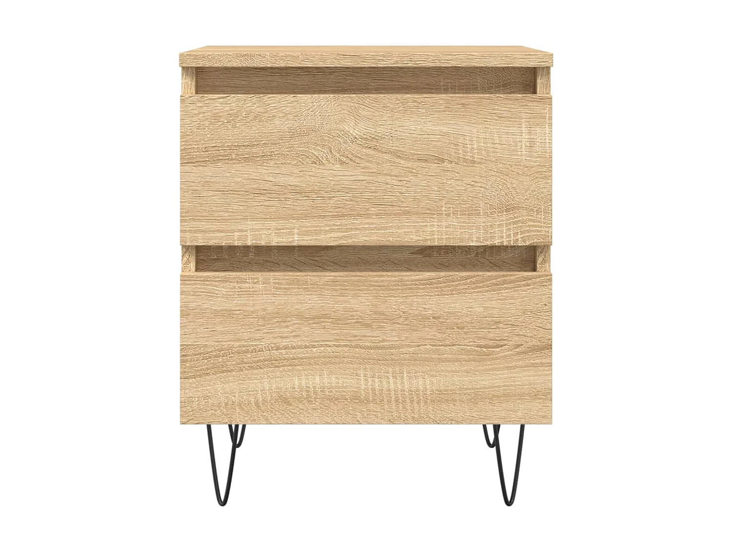 Table de chevet chêne sonoma 40x35x50 cm bois d'ingénierie QPD27801