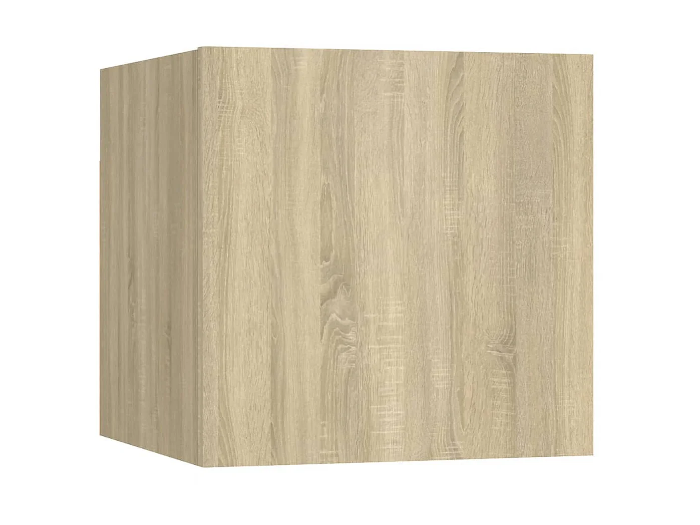 Table de chevet Chêne sonoma 30,5x30x30 cm Aggloméré KEFWE59049