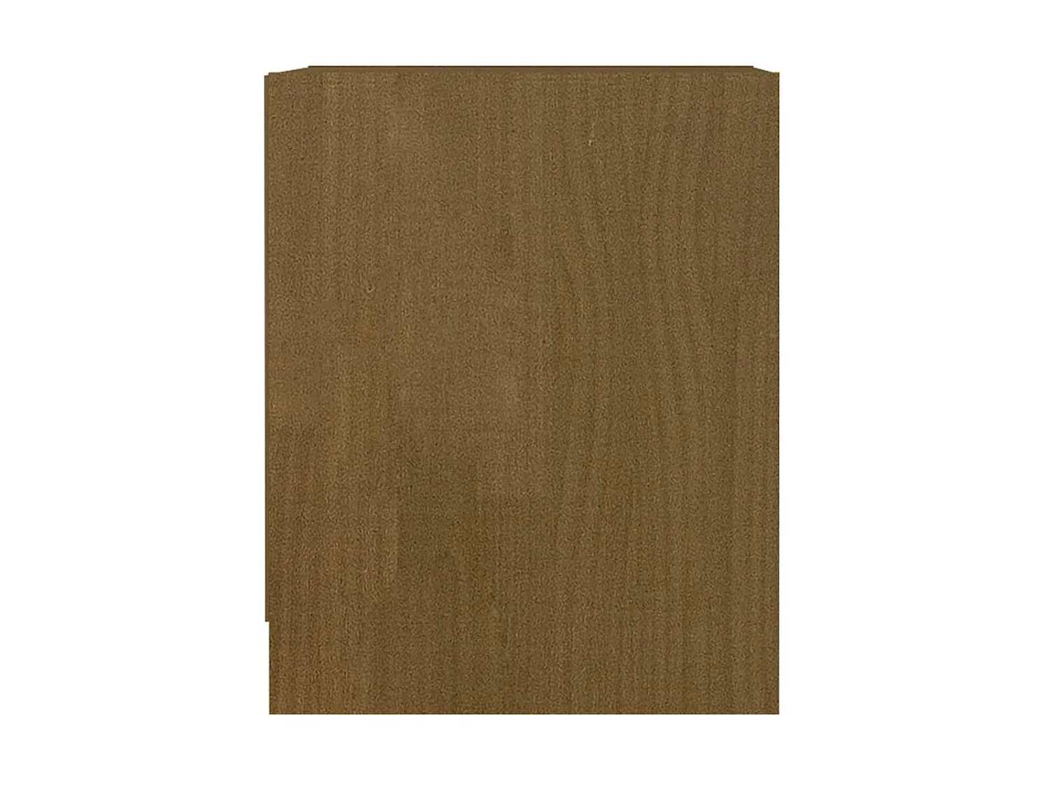 Table de chevet Marron miel 35,5x33,5x41,5cm Bois de pin massif KEFWE45006