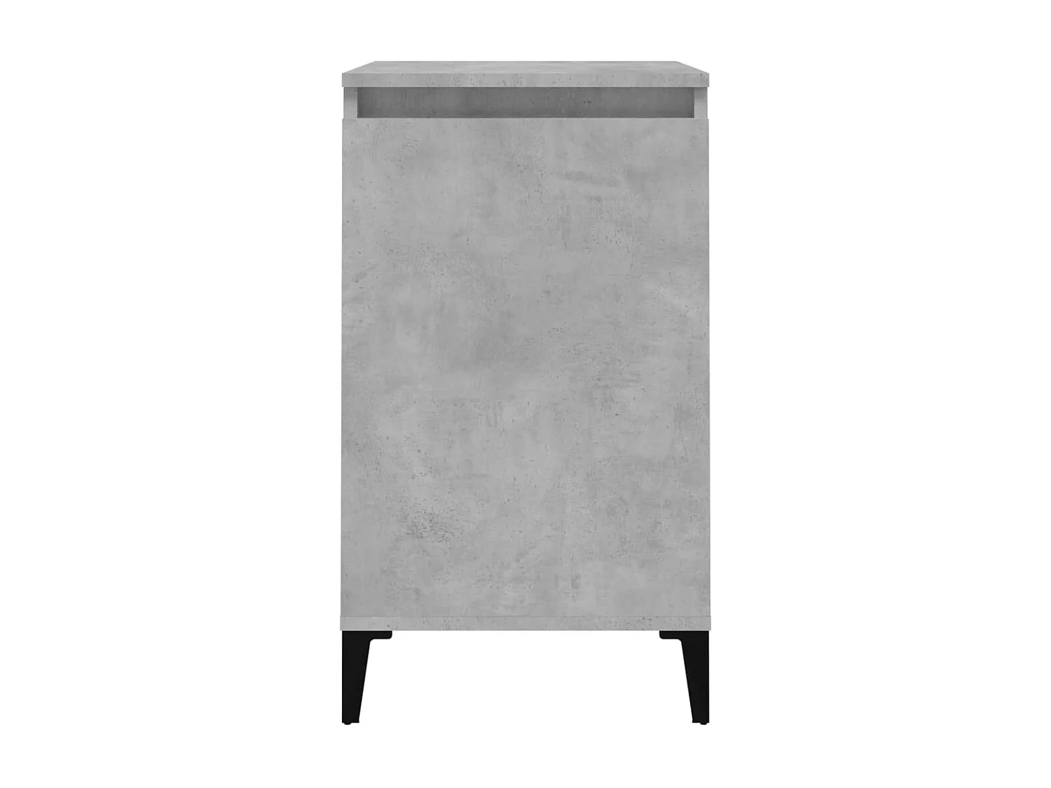 Table de chevet gris béton 40x35x70 cm bois d'ingénierie KEFWE21143