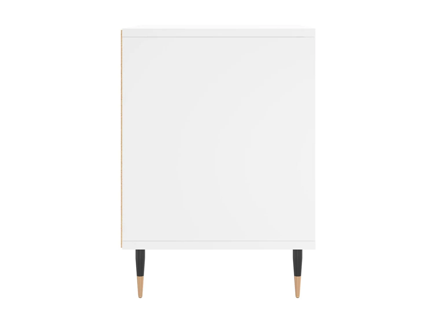 Mesa de cabeceira 40x35x50 cm derivados de madeira branco PT36374