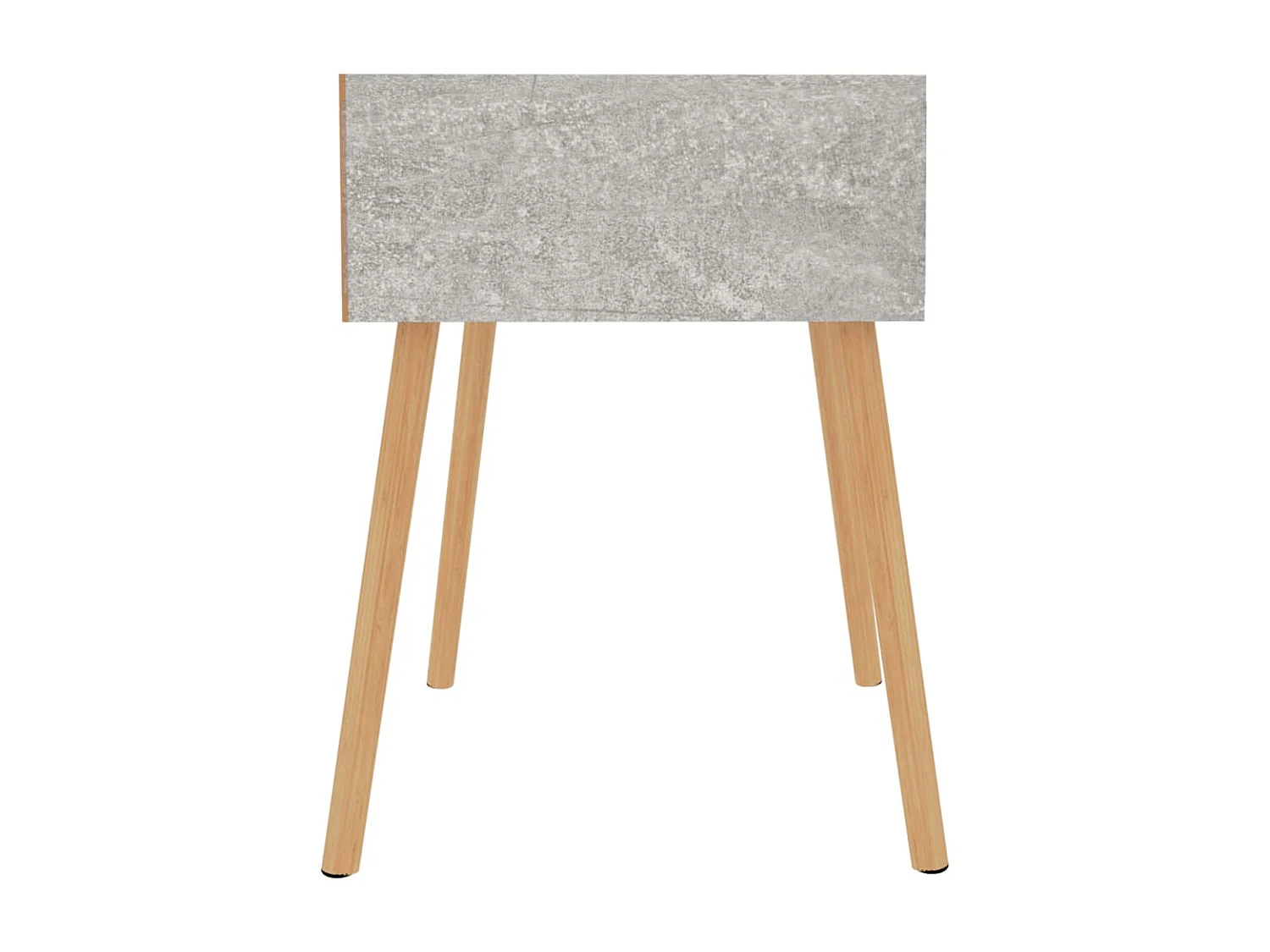 Table de chevet Gris béton 40x40x56 cm Aggloméré KEFWE28347
