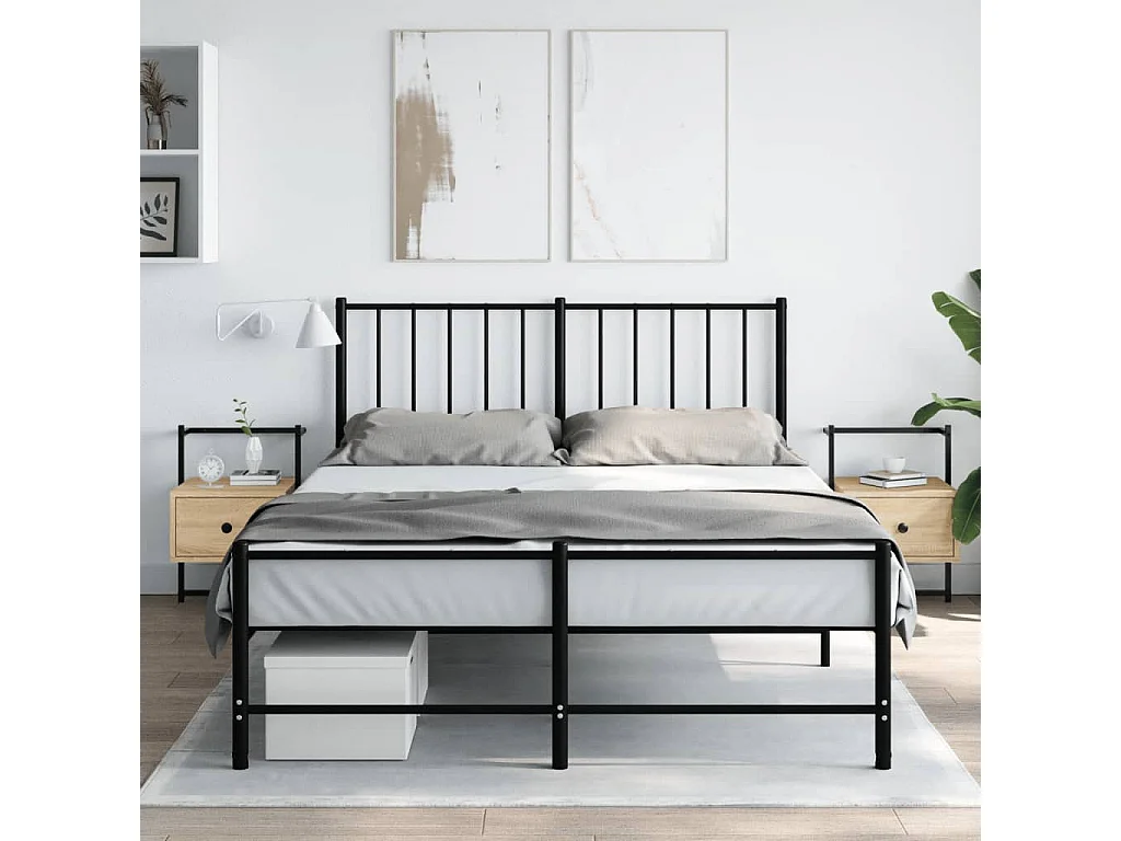 Comodini | Tavolini da notte | Tavolini da letto a Muro 2 pz Rovere Sonoma 35x30x51cm Legno Multistrato