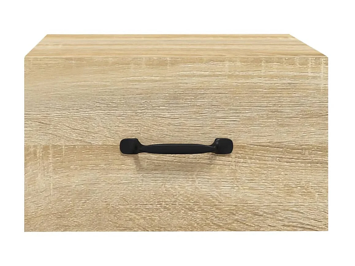 Table de chevet murale Chêne sonoma 35x35x20 cm KEFWE93724