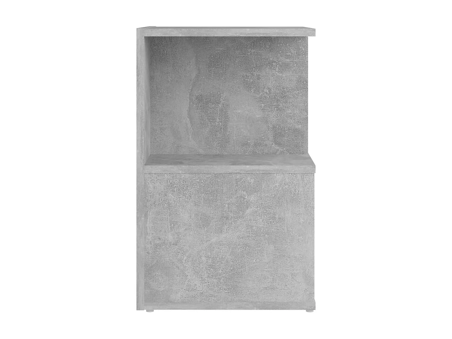 Table de chevet Gris béton 35x35x55 cm Aggloméré KEFWE61147
