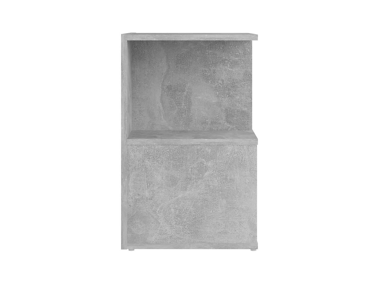 Table de chevet Gris béton 35x35x55 cm Aggloméré KEFWE61147