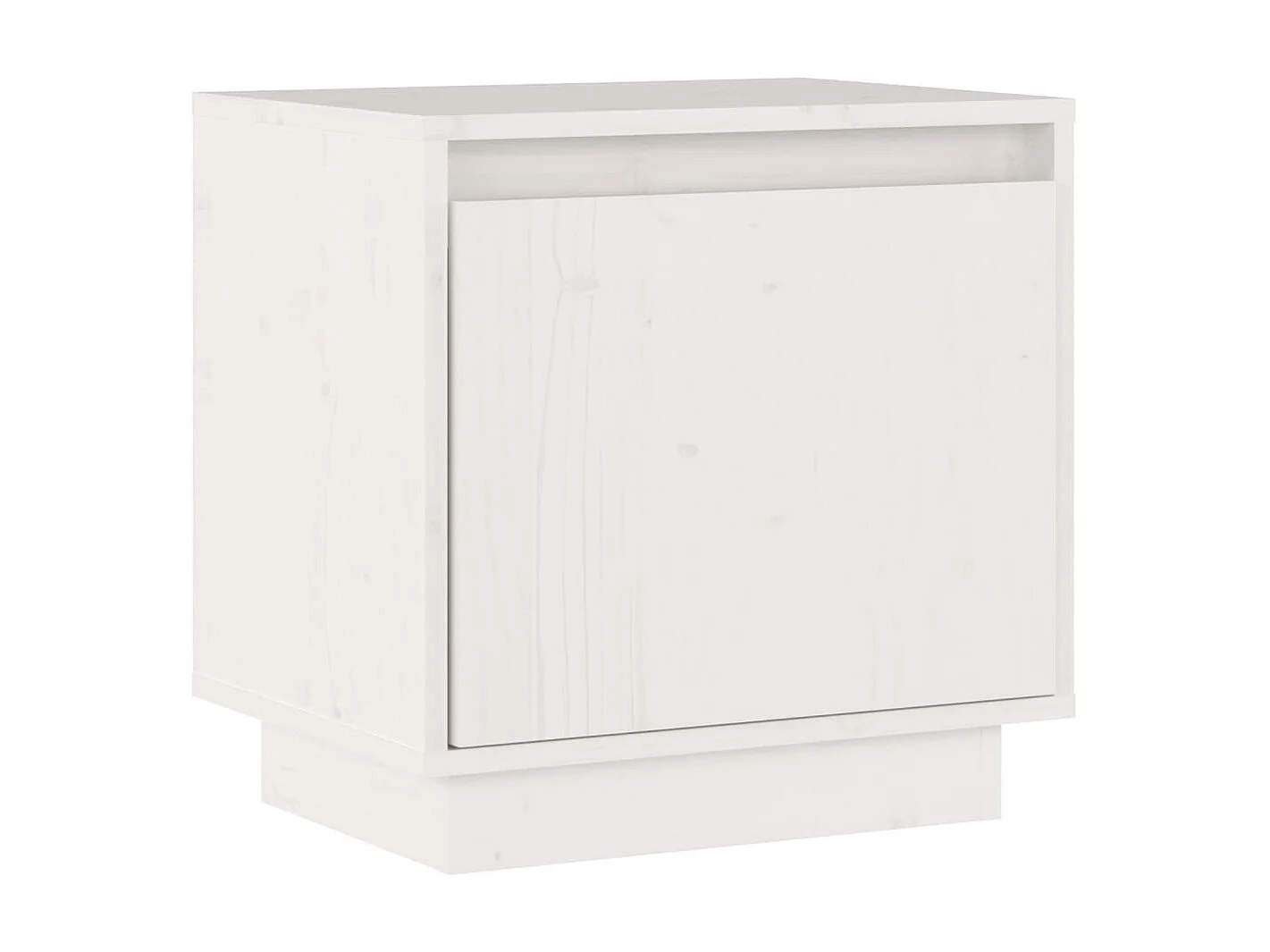 Table de chevet Blanc 40x30x40 cm Bois de pin solide KEFWE73111