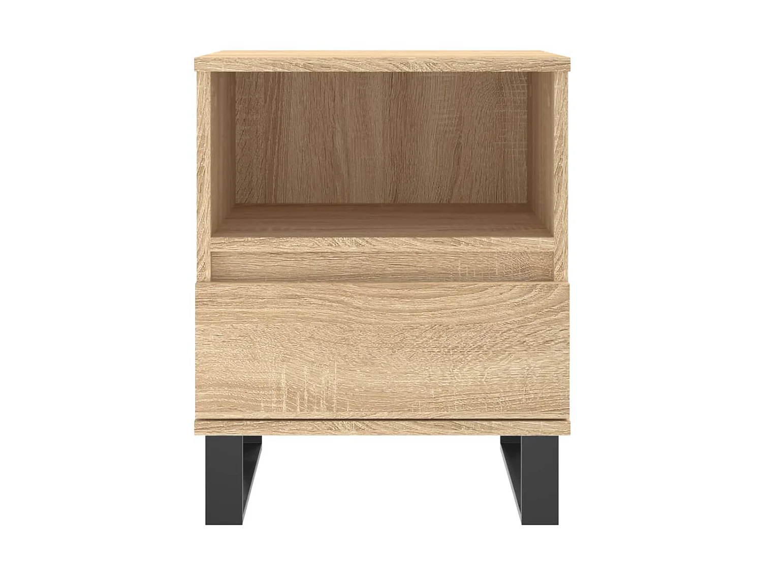 Table de chevet chêne sonoma 40x35x50 cm bois d'ingénierie QPD72237
