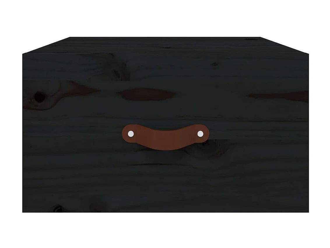 Table de chevet murale Noir 40x29,5x22 cm KEFWE68520