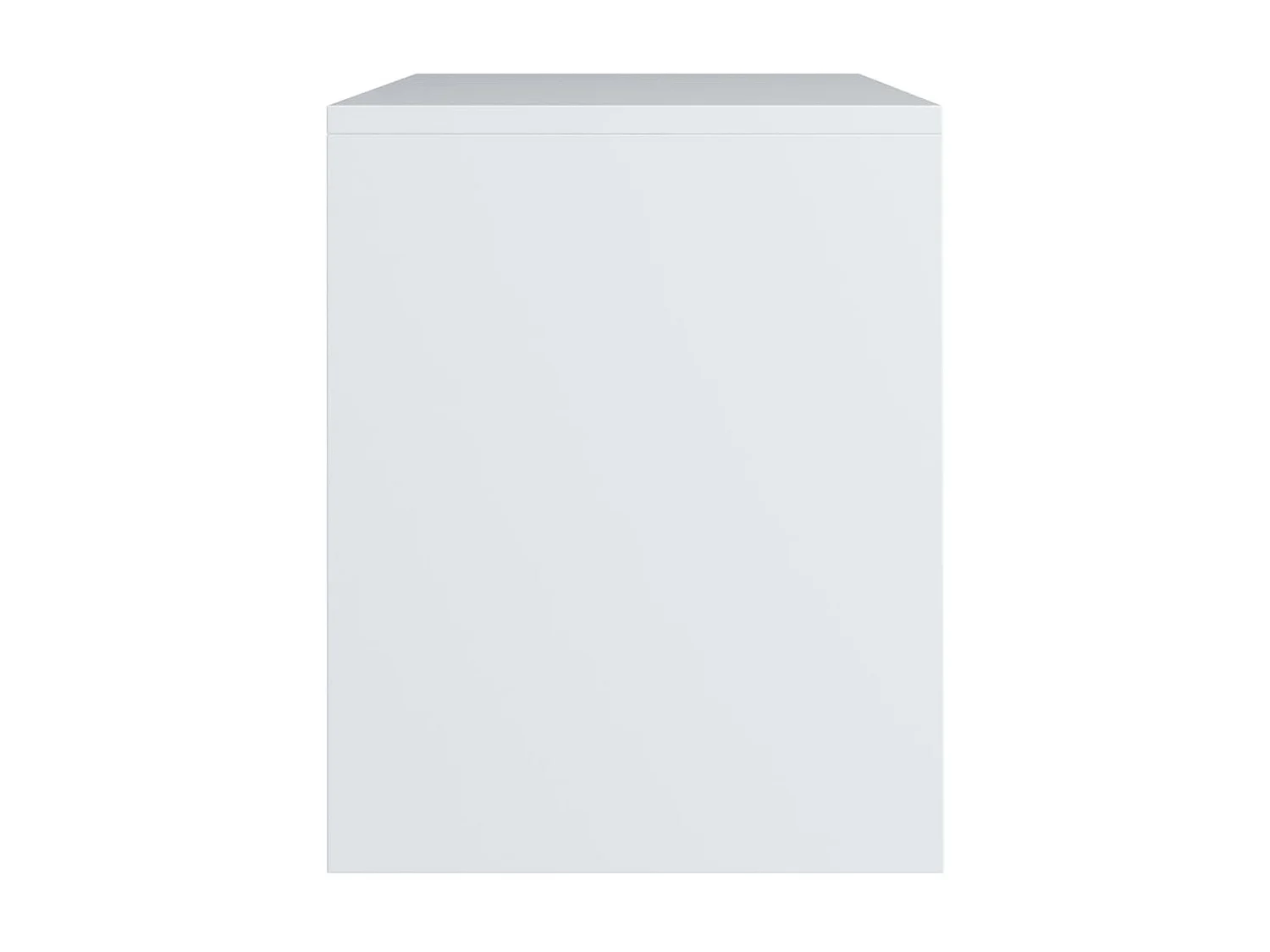 Mesa de cabeceira 40x30x40 cm derivados de madeira branco PT47880