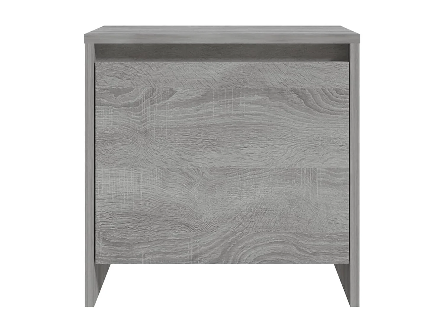 Mesa de cabeceira 45x34x44,5 cm aglomerado cor sonoma cinzento PT19876