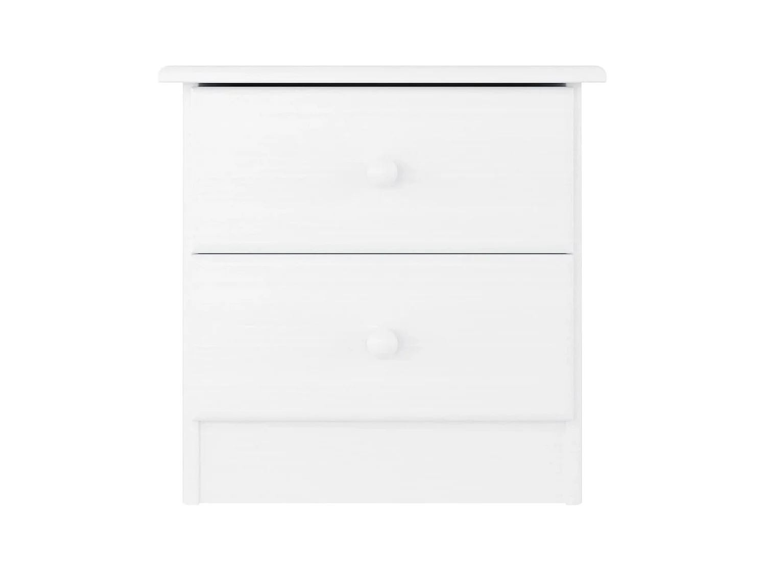 Table de chevet ALTA blanc 43x35x40,5 cm bois de pin massif QPD38464