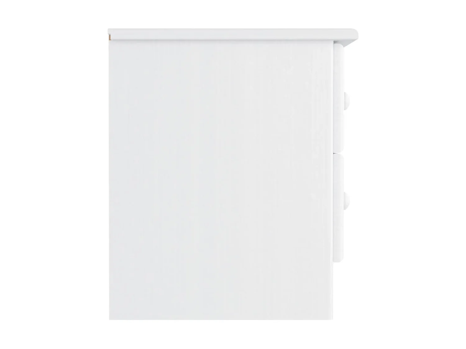 Table de chevet ALTA blanc 43x35x40,5 cm bois de pin massif QPD38464