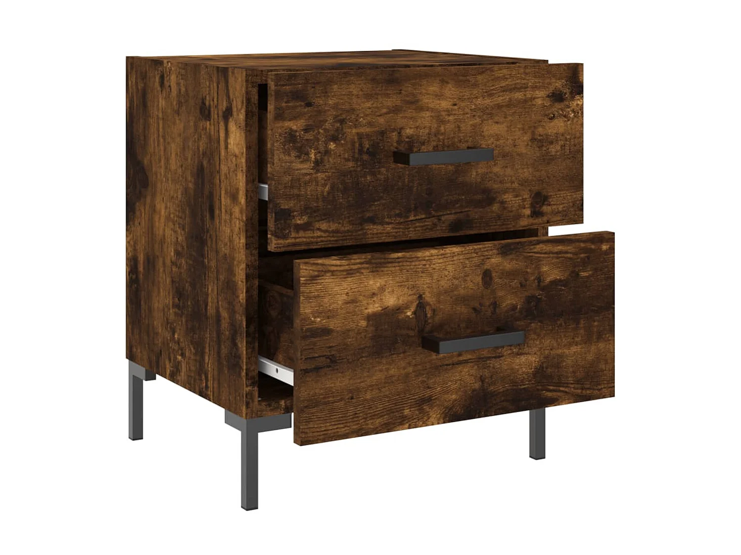 Mesa cabeceira 40x35x47,5 cm derivados madeira carvalho fumado PT42040