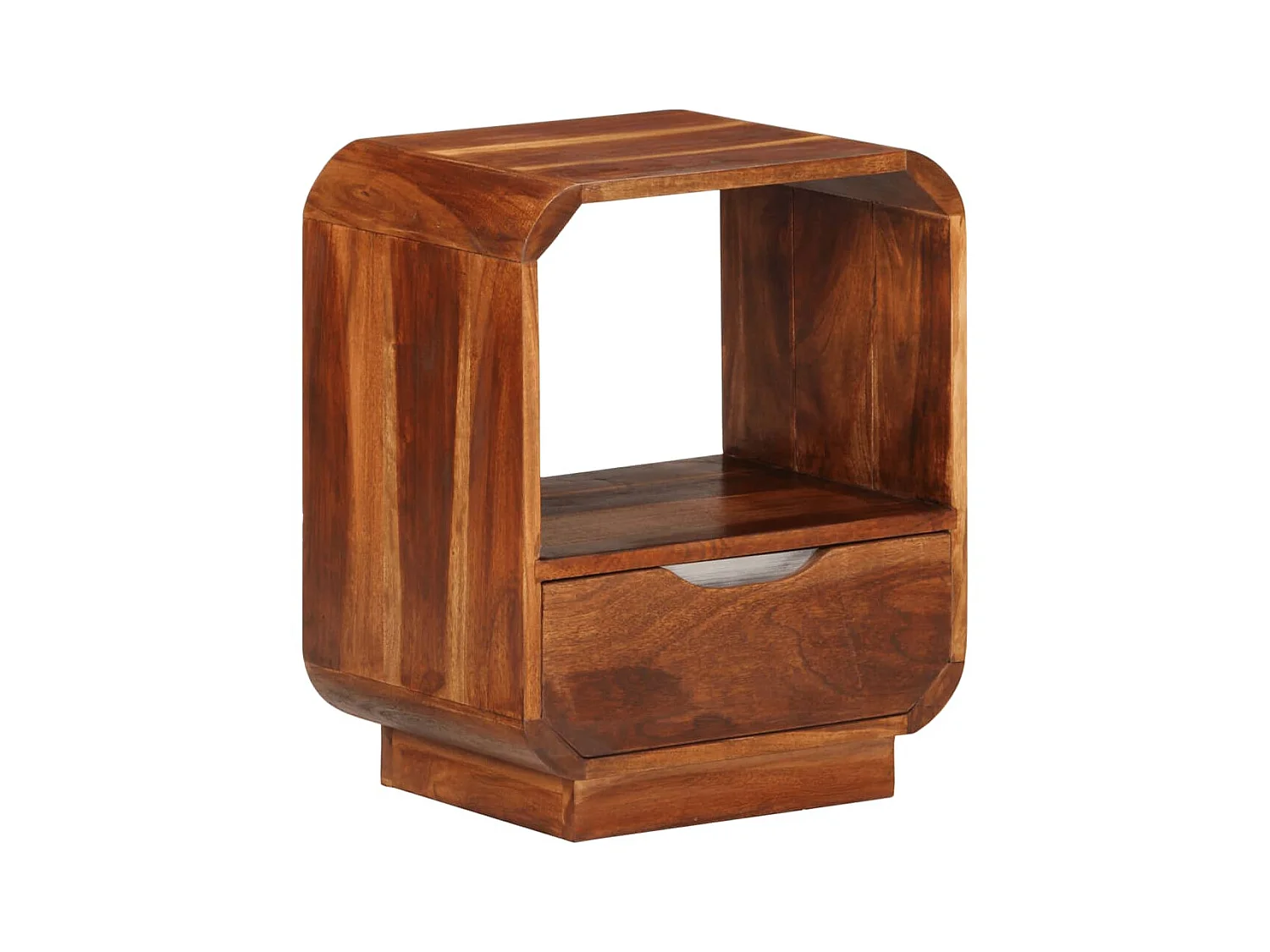 Table de chevet avec tiroir Bois de Sesham 40 x 30 x 50 cm KEFWE94427