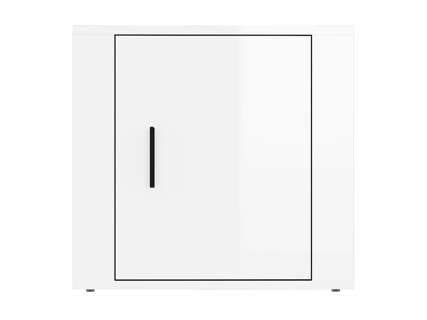 Nachtkastje 50x39x47 cm hoogglans wit NL61467