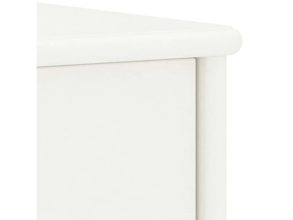 Table de chevet Blanc 35x30x40 cm Bois de pin massif KEFWE99958