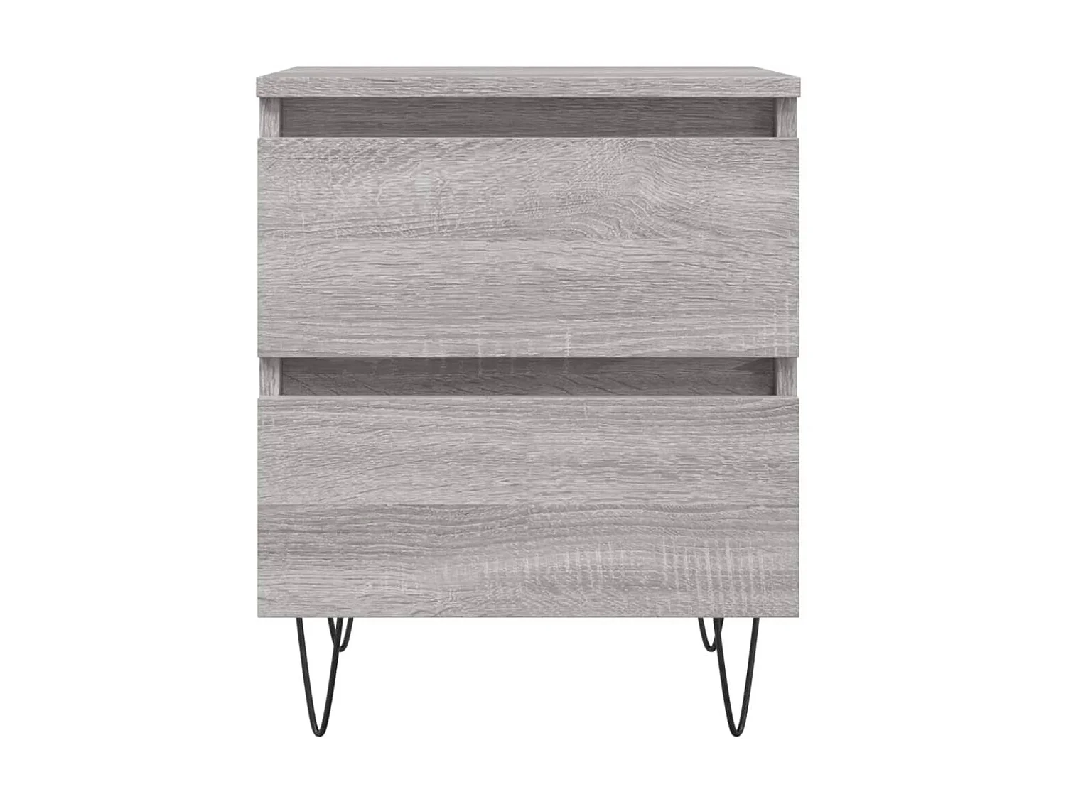 Table de chevet sonoma gris 40x35x50 cm bois d'ingénierie QPD98804