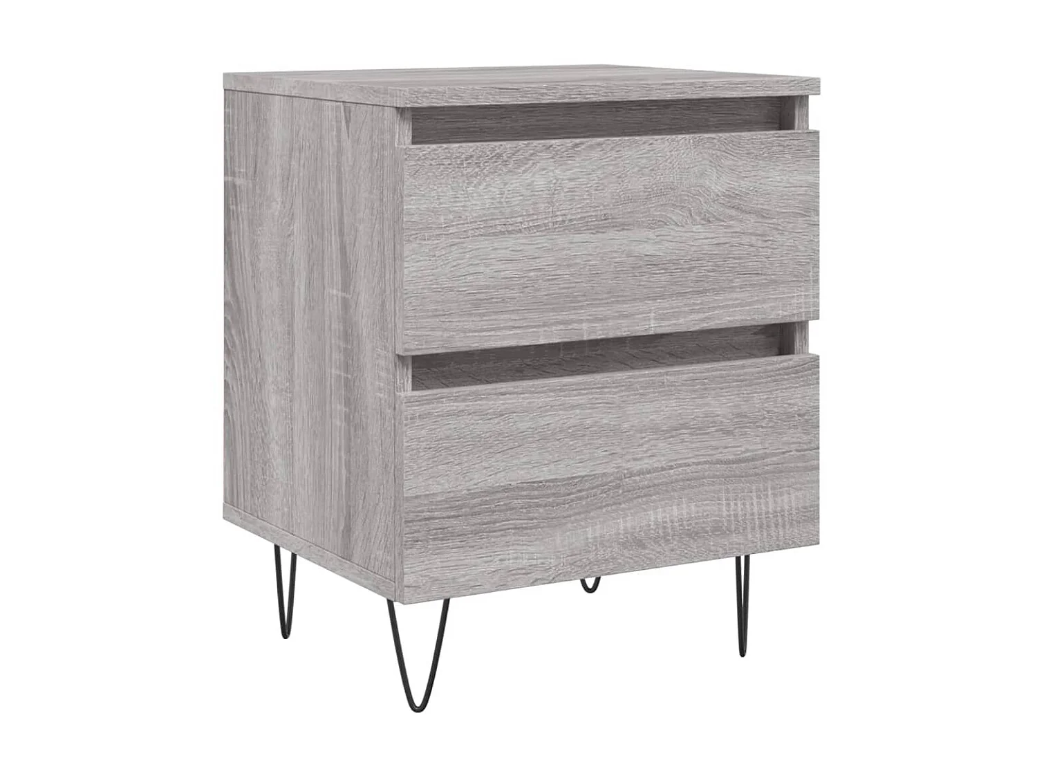 Table de chevet sonoma gris 40x35x50 cm bois d'ingénierie QPD98804