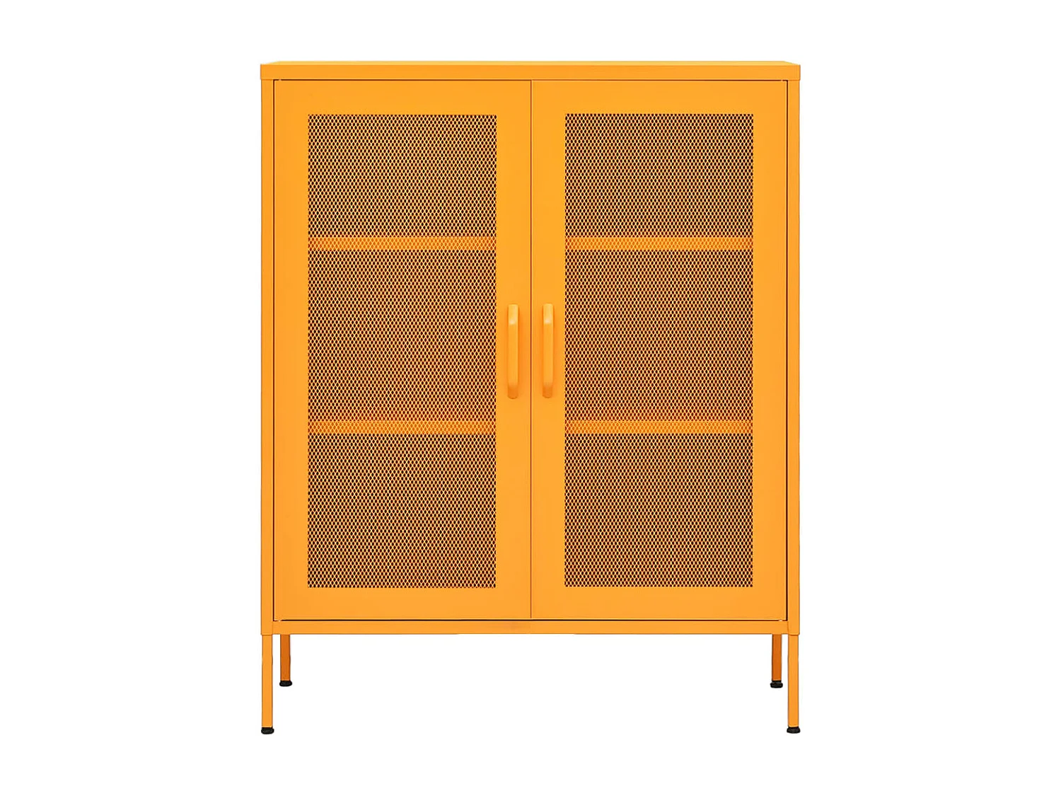 Armoire de rangement Jaune moutarde 80x35x101,5 cm Acier SBC1250