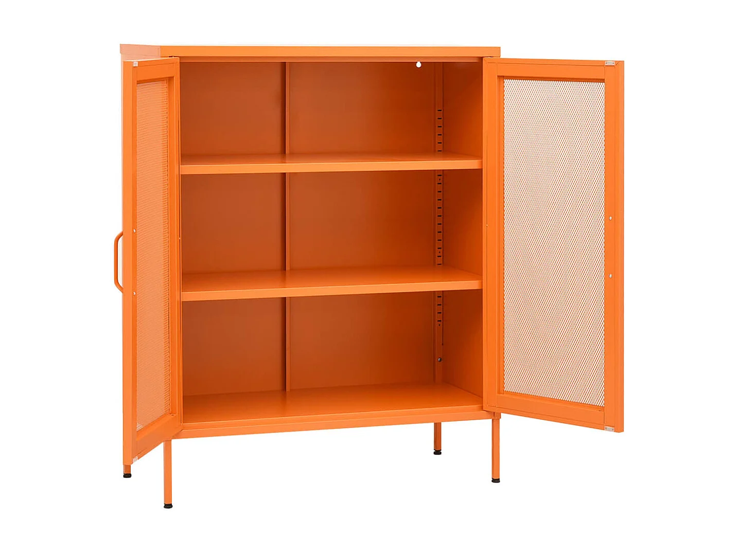 Armário de arrumação aço 80x35x101,5 cm laranja PT141804