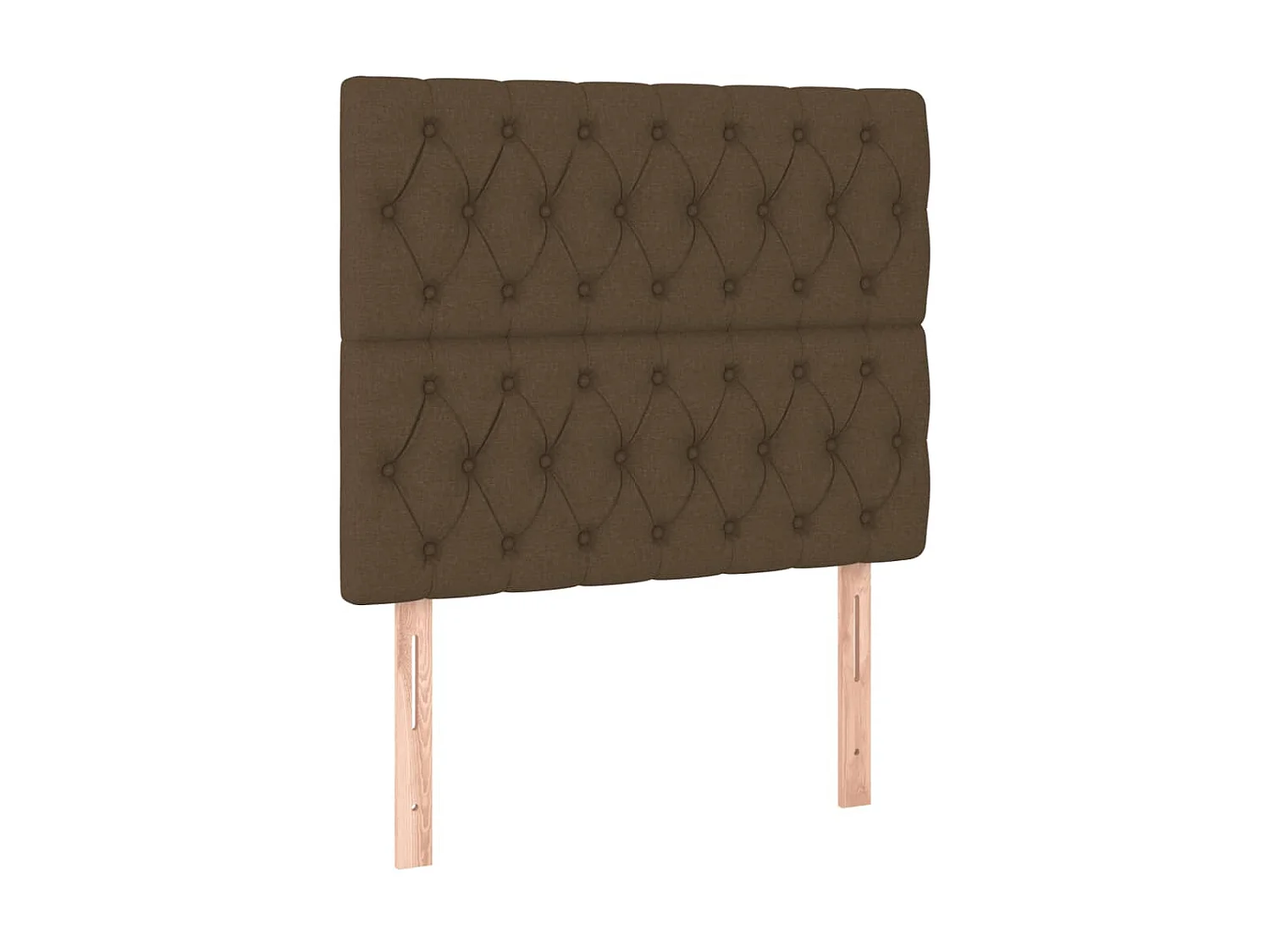 Boxspringbett mit Matratze,Bett für Schlafzimmer Dunkelbraun 90x200 cm Stoff -CFW14234