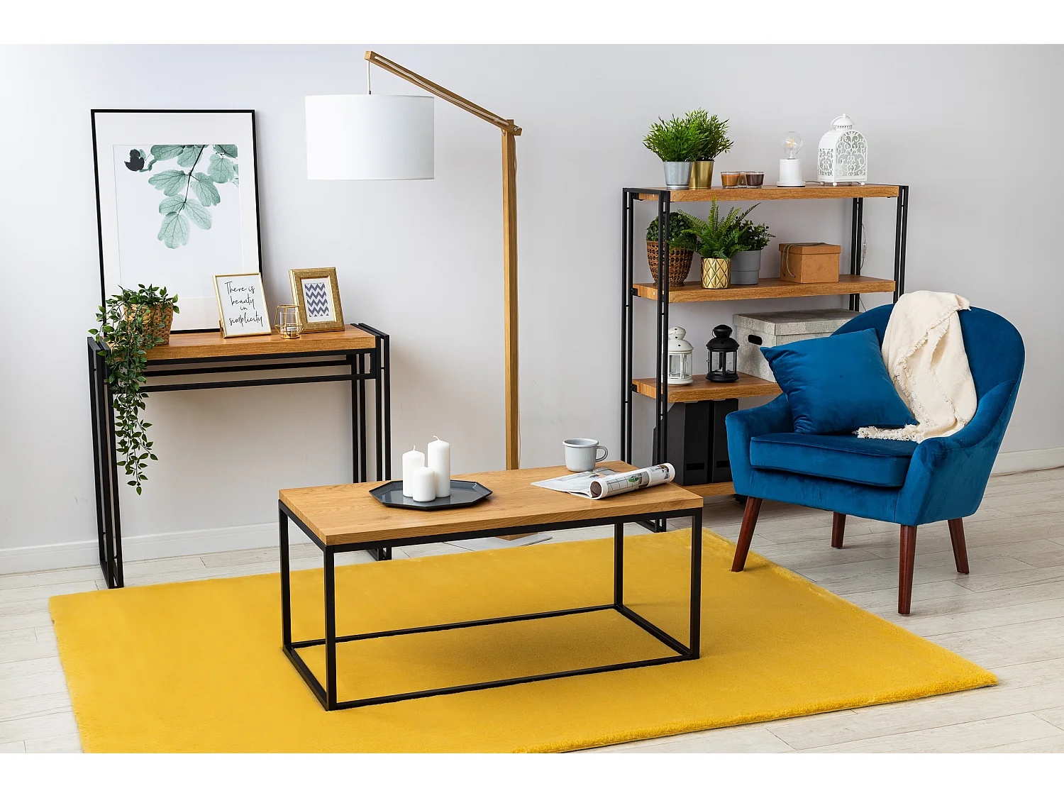 Teppich BUNNY gold IMITATION VON KANINCHENPELZ 120x170 cm