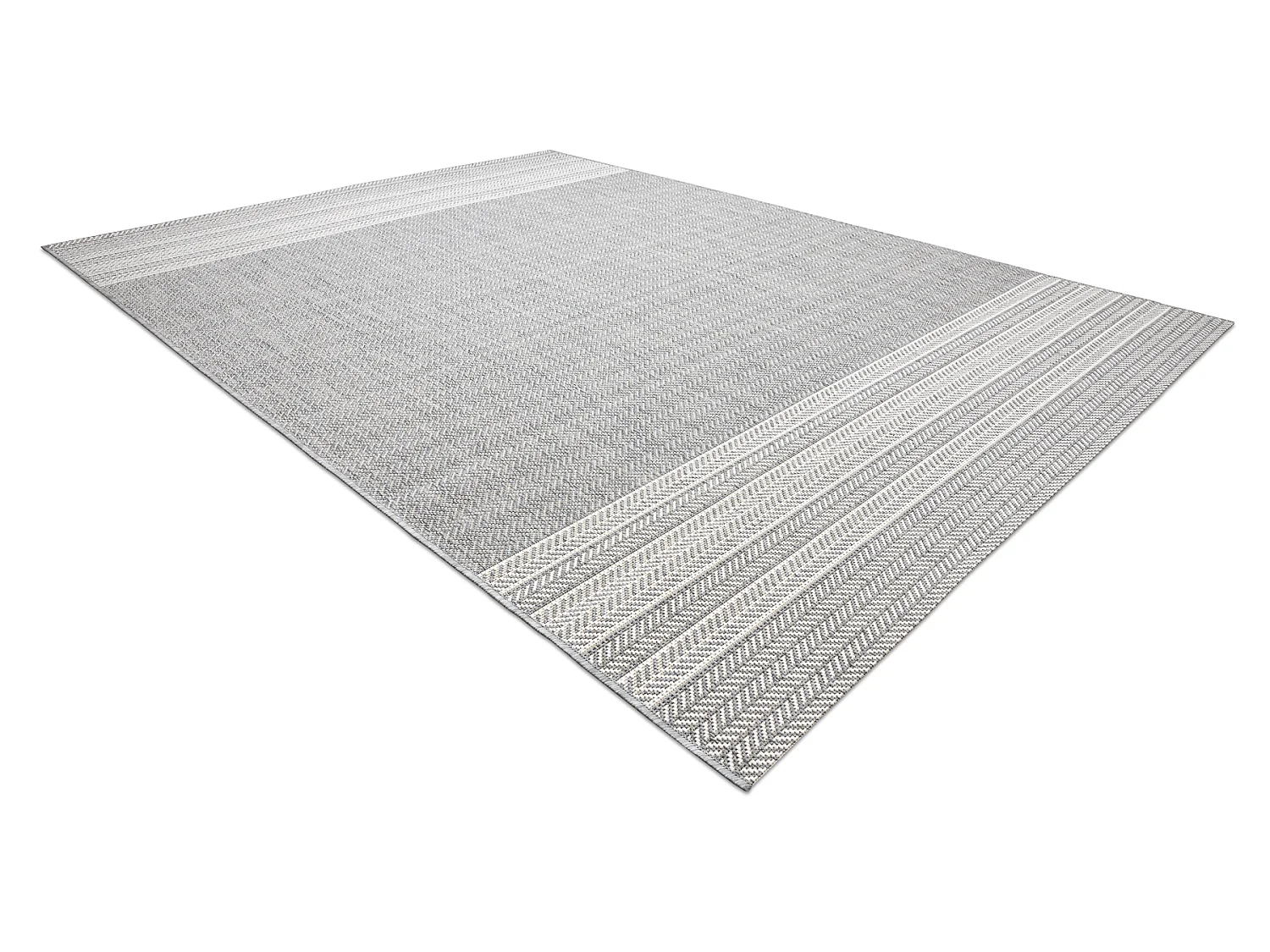 Sisal tapijt SISAL FLAT 48829637 Zilverspar , grijskleuring 120x170 cm