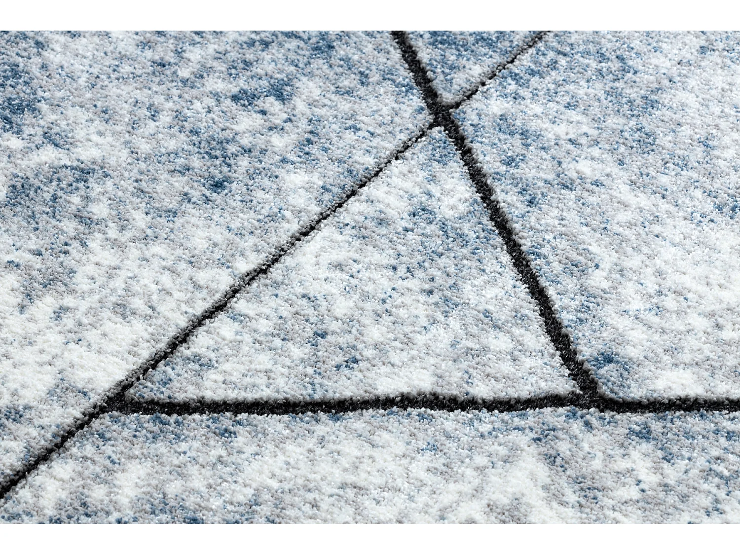 Tapis moderne COZY 8872 Wall, géométrique, triangles - Structural de 120x170 cm