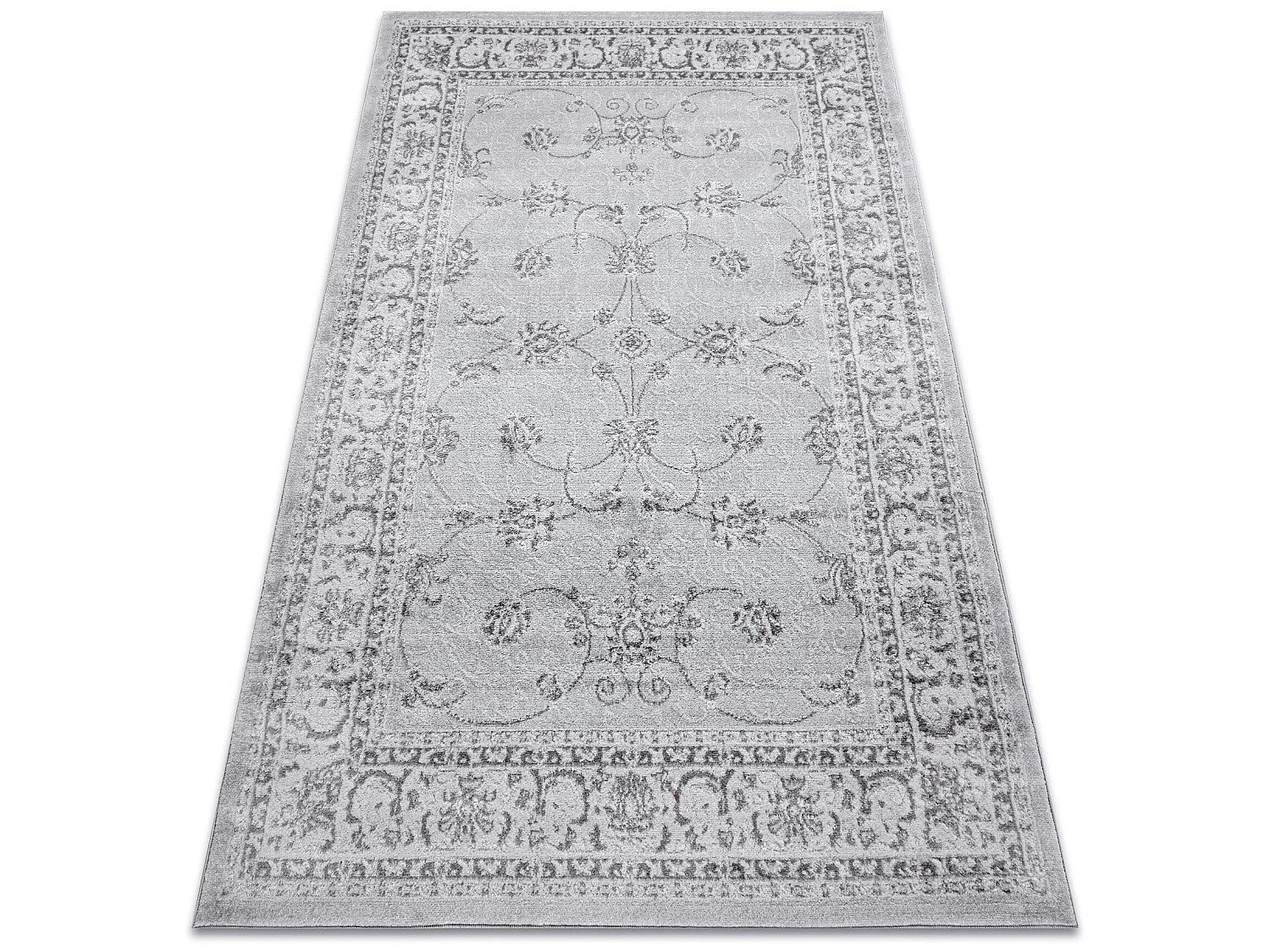 Tapijt MEFE modern 2312 Ornament, kader - Structureel, twee poolhoogte 120x170 cm