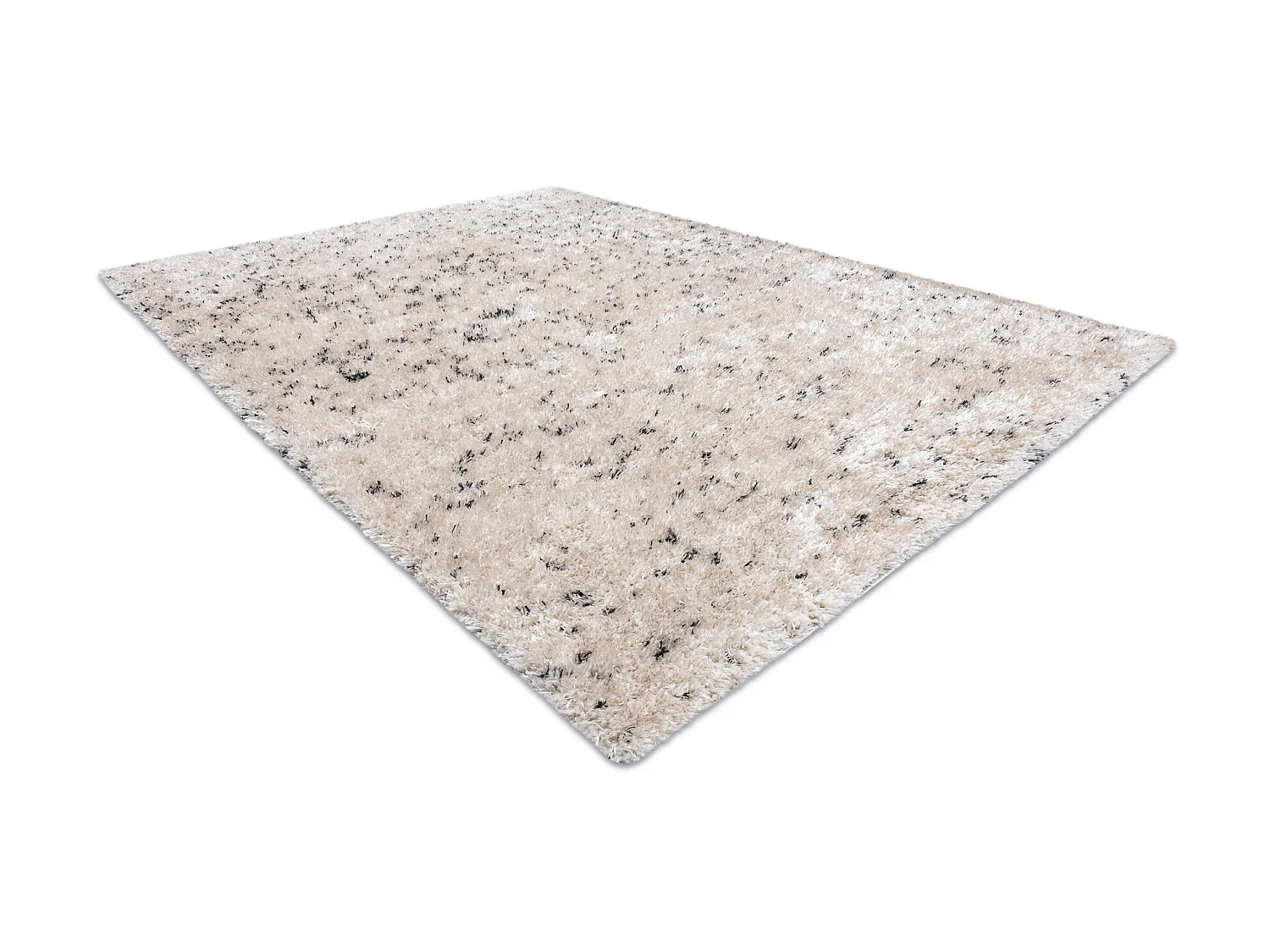 Tapijt FLUFFY 2372 shaggy zout en peper room / antraciet 140x190 cm