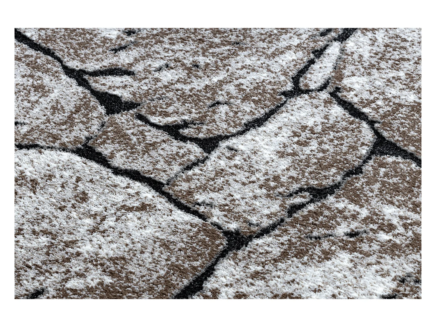 Tappeto moderno COZY 8985 Brick Pavimentazione mattone, calcolo - Stru 120x170 cm
