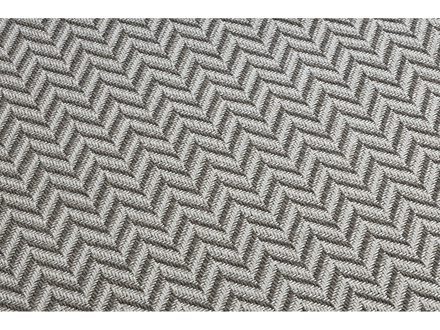 Tapis SIZAL BORDERO 2901 tissé à plat crème / taupe 140x190 cm