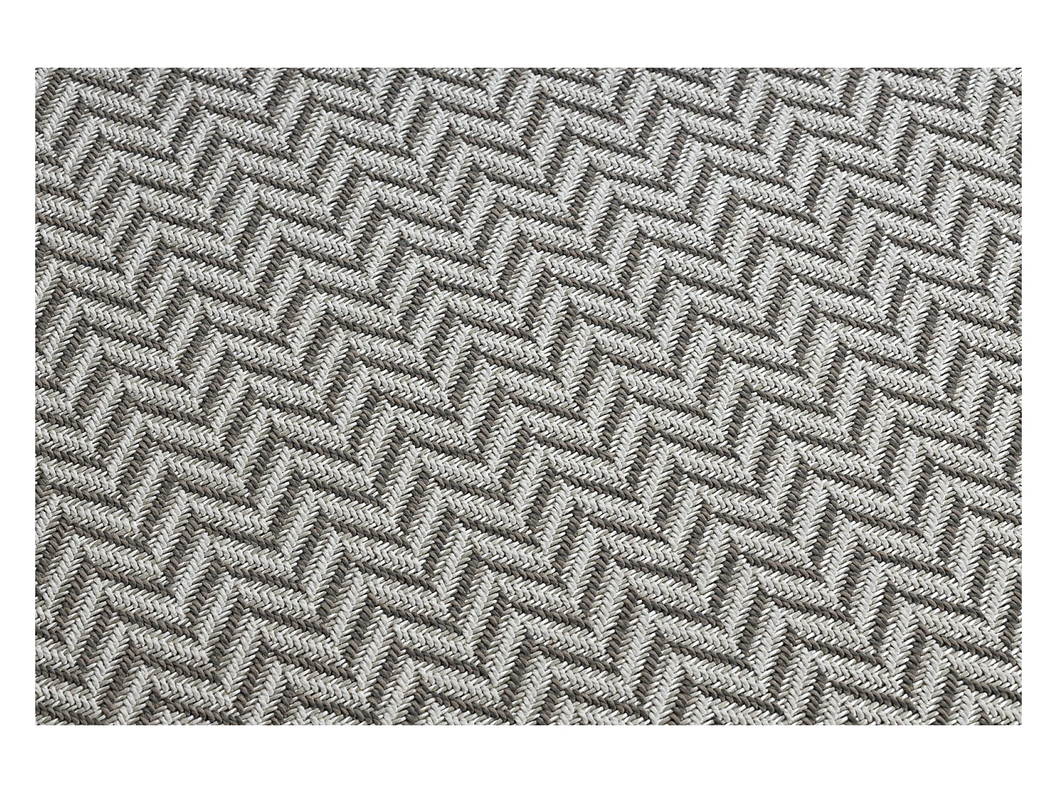 Sisal tapijt SISAL BORDERO 2901 plat te weven crème / taupe 140x190 cm