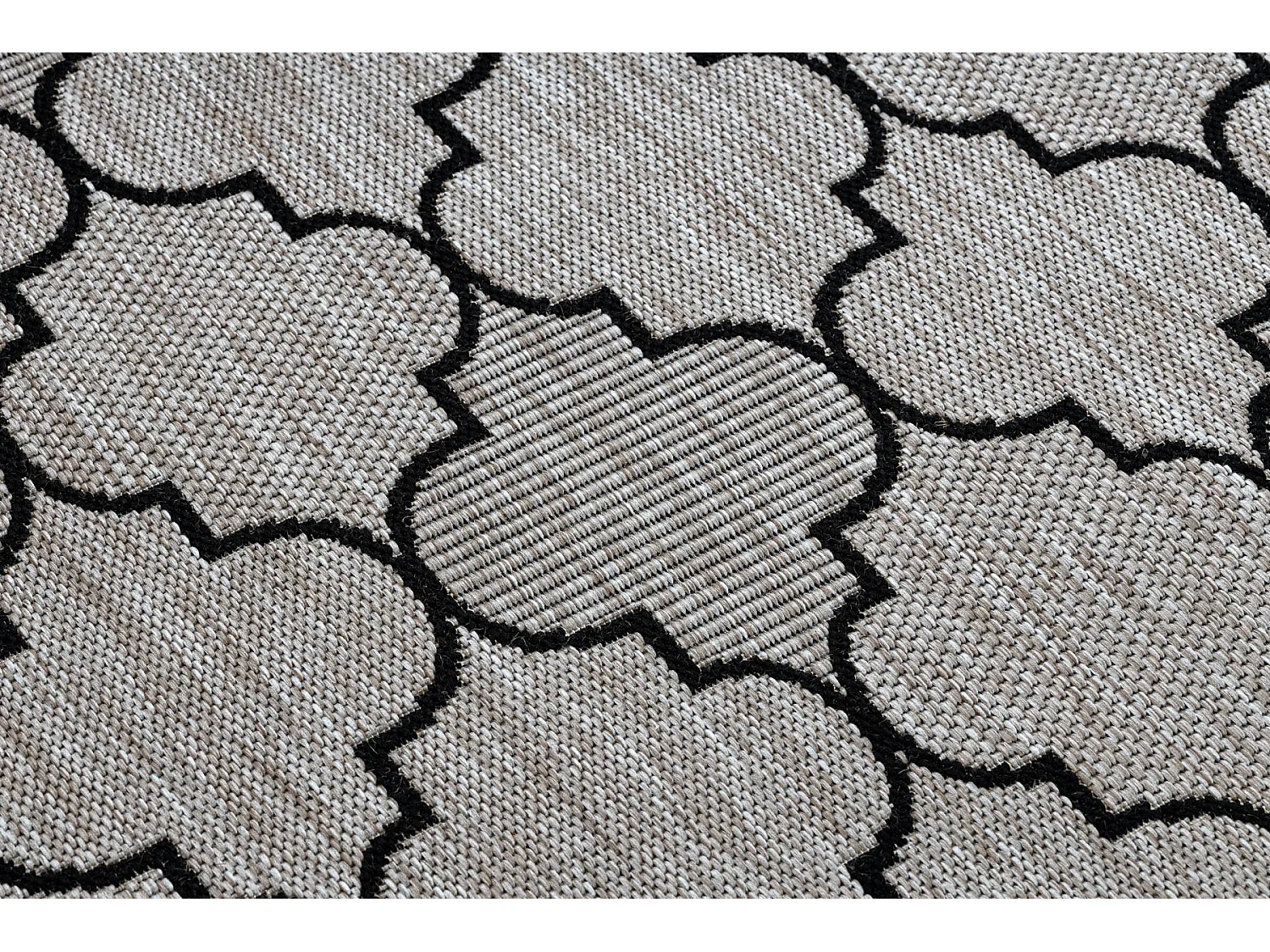 DYWAN SZNURKOWY SIZAL FLOORLUX 20607 , koniczyna marokańska, trellis  120x170 cm