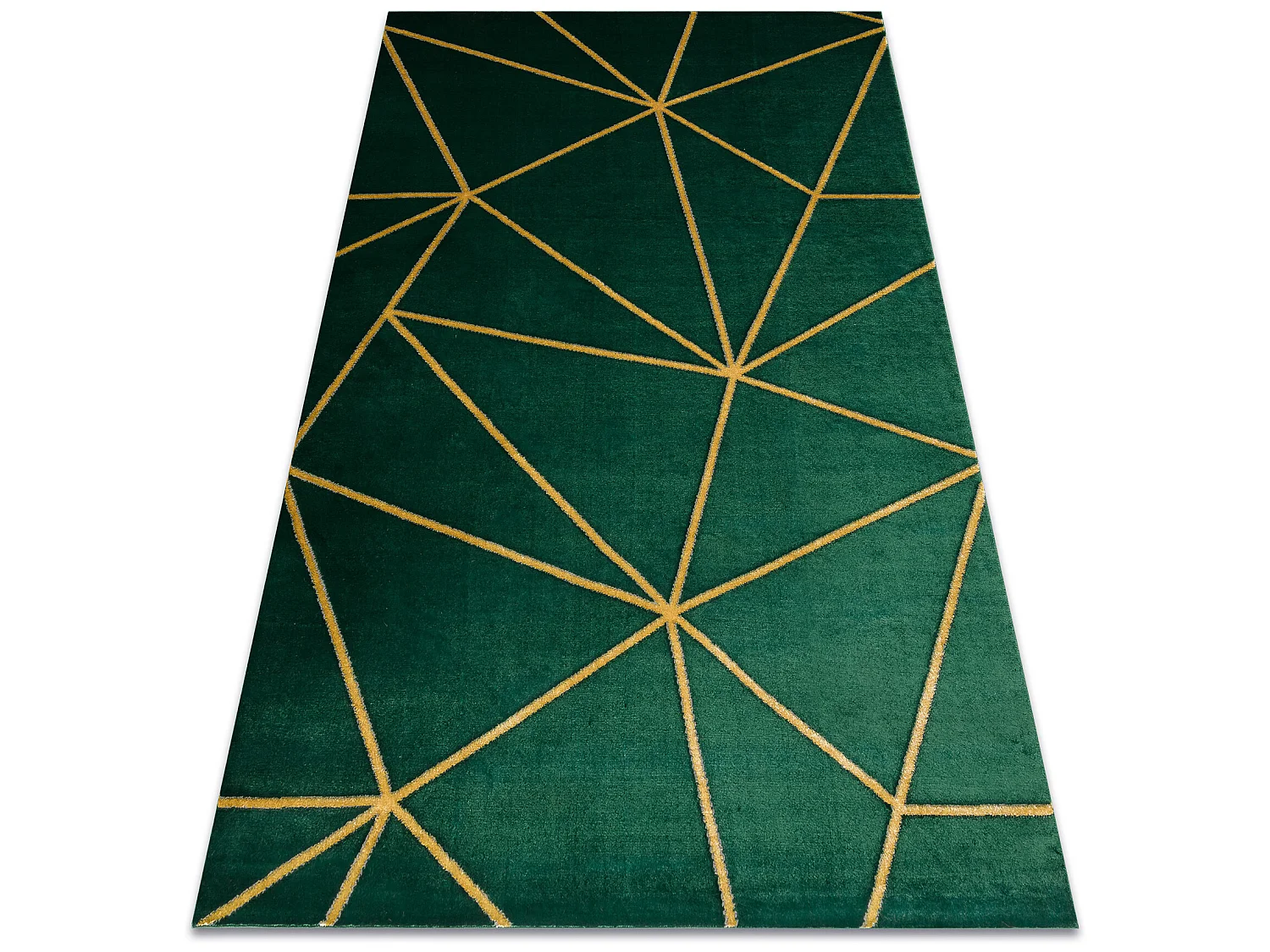 Tapis EMERALD exclusif 1013 glamour, élégant géométrique bouteille 120x170 cm